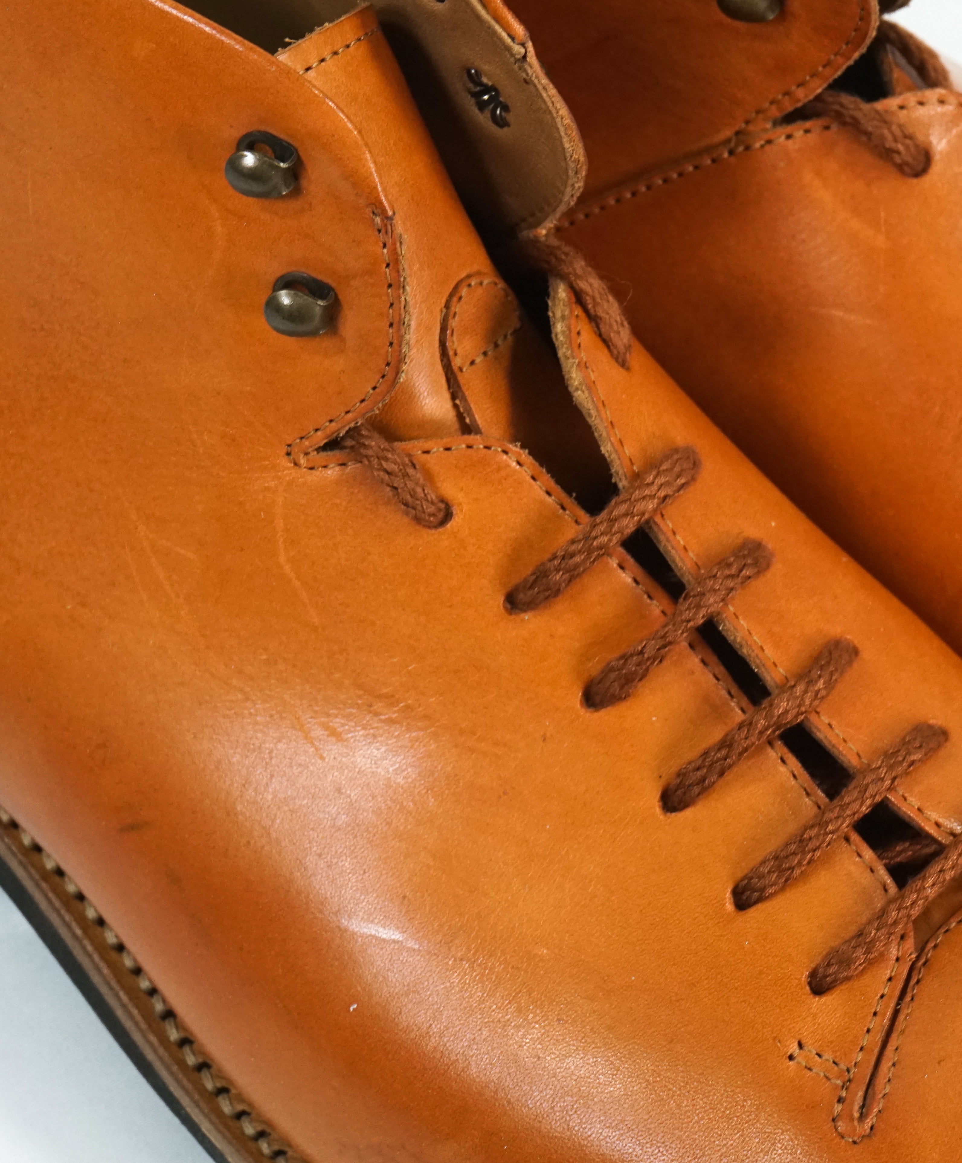 PAUL STUART - Hand Made In Spain Premium Leather Hiking Boots - 10