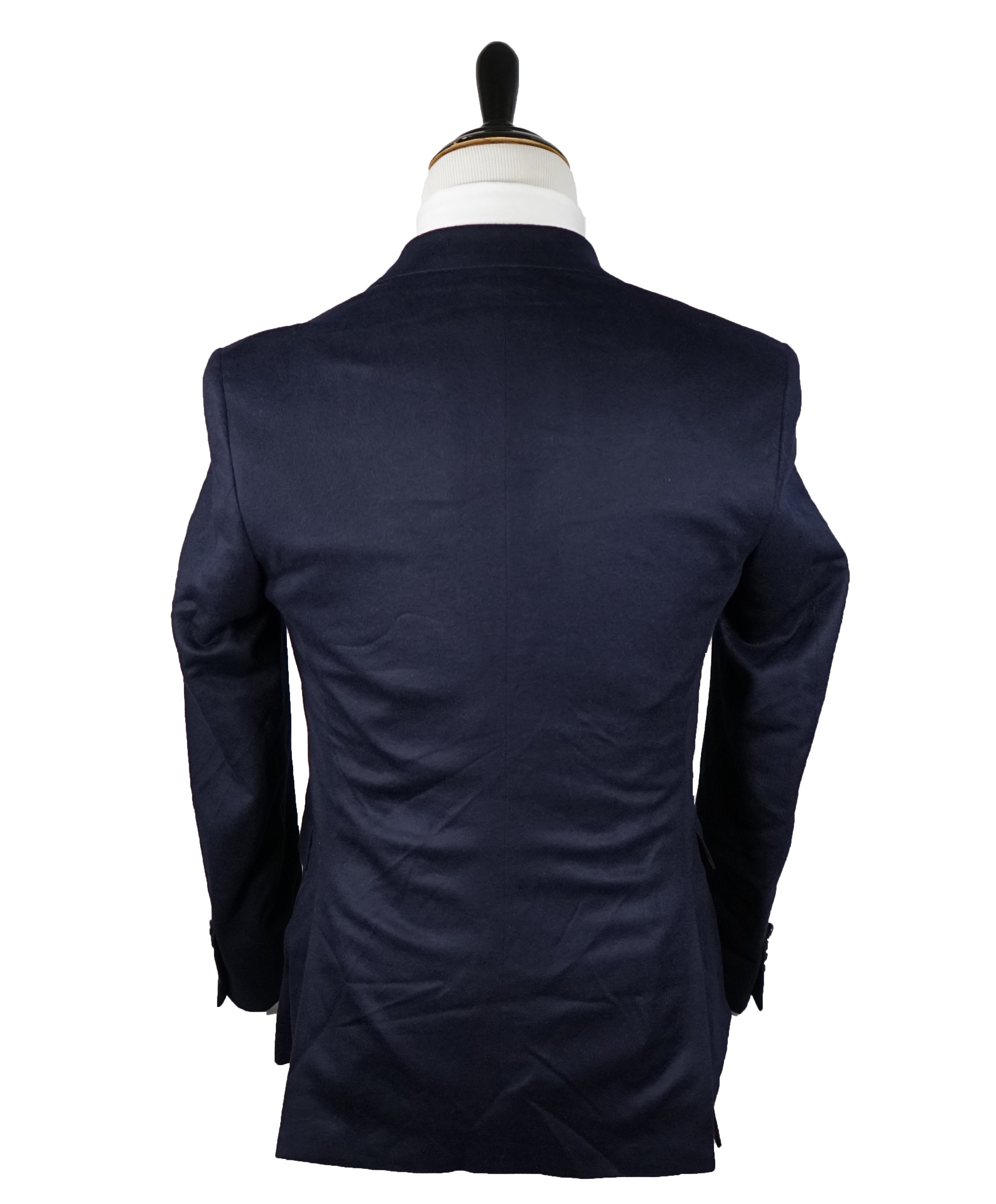 SAKS FIFTH AVENUE / LORO PIANA- Slim 100% Cashmere Navy Blazer- 38R