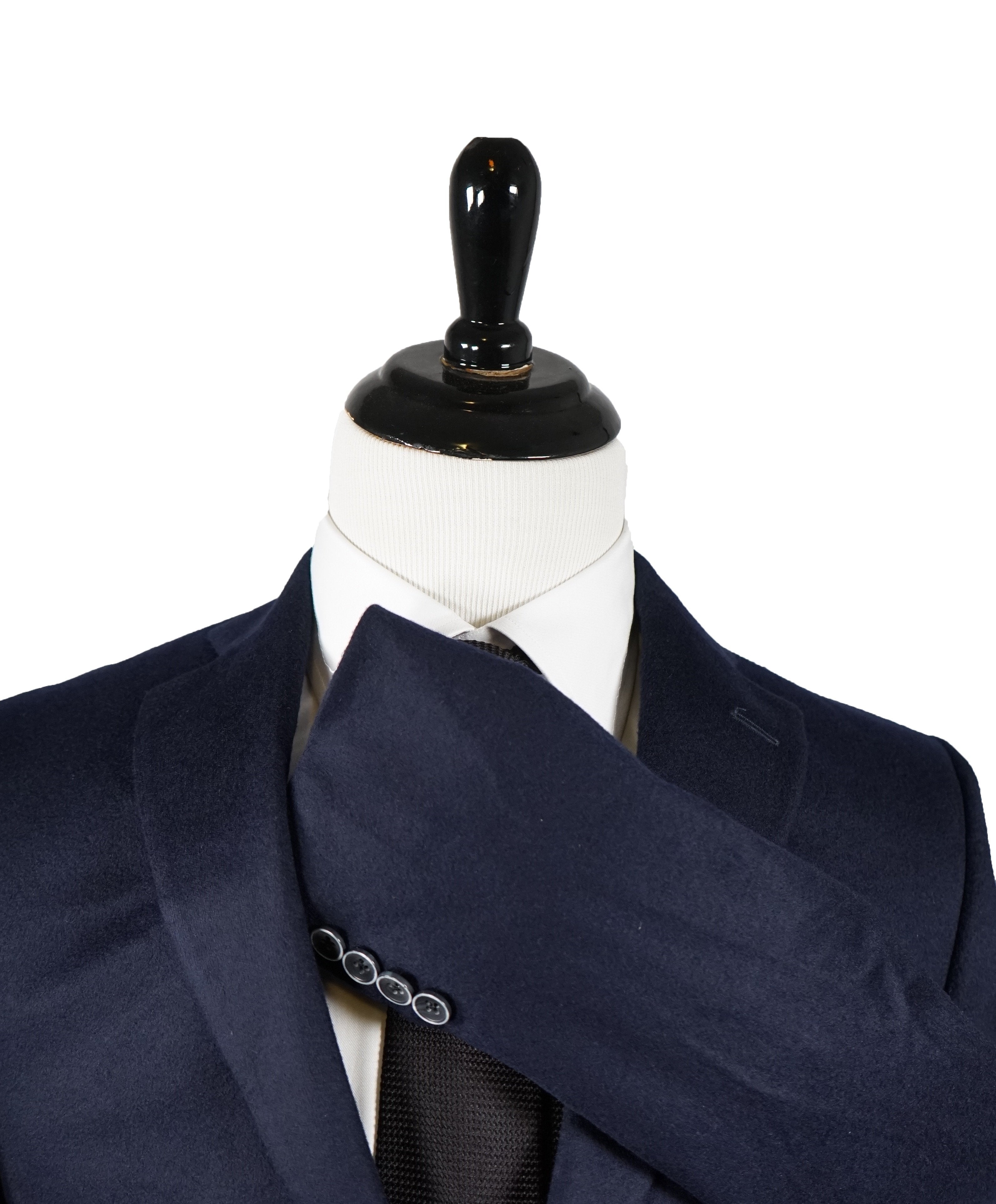 SAKS FIFTH AVENUE / LORO PIANA- Slim 100% Cashmere Navy Blazer- 38R