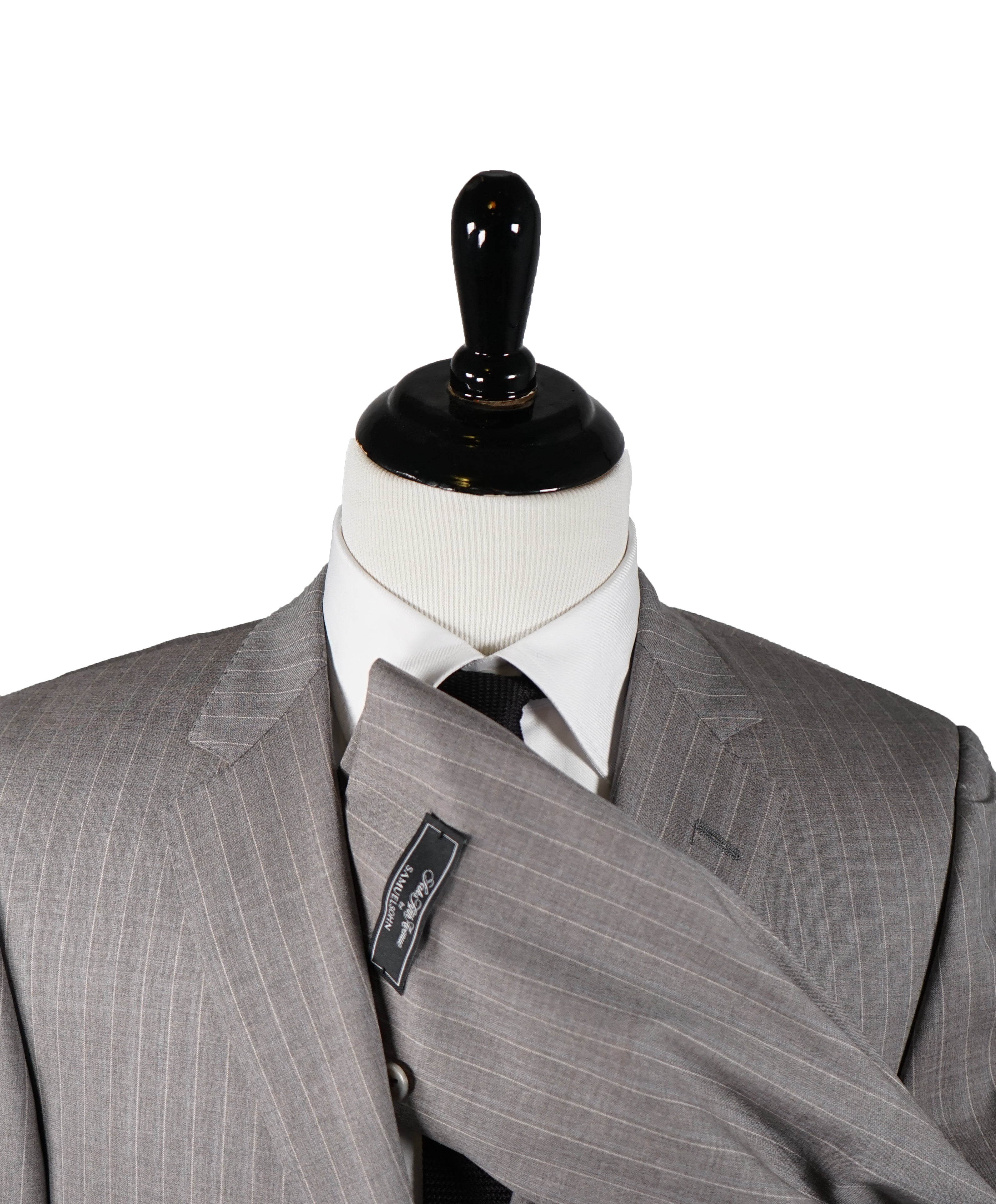 SAMUELSOHN - Alternating Stripe Super 130’s Suit - 44R