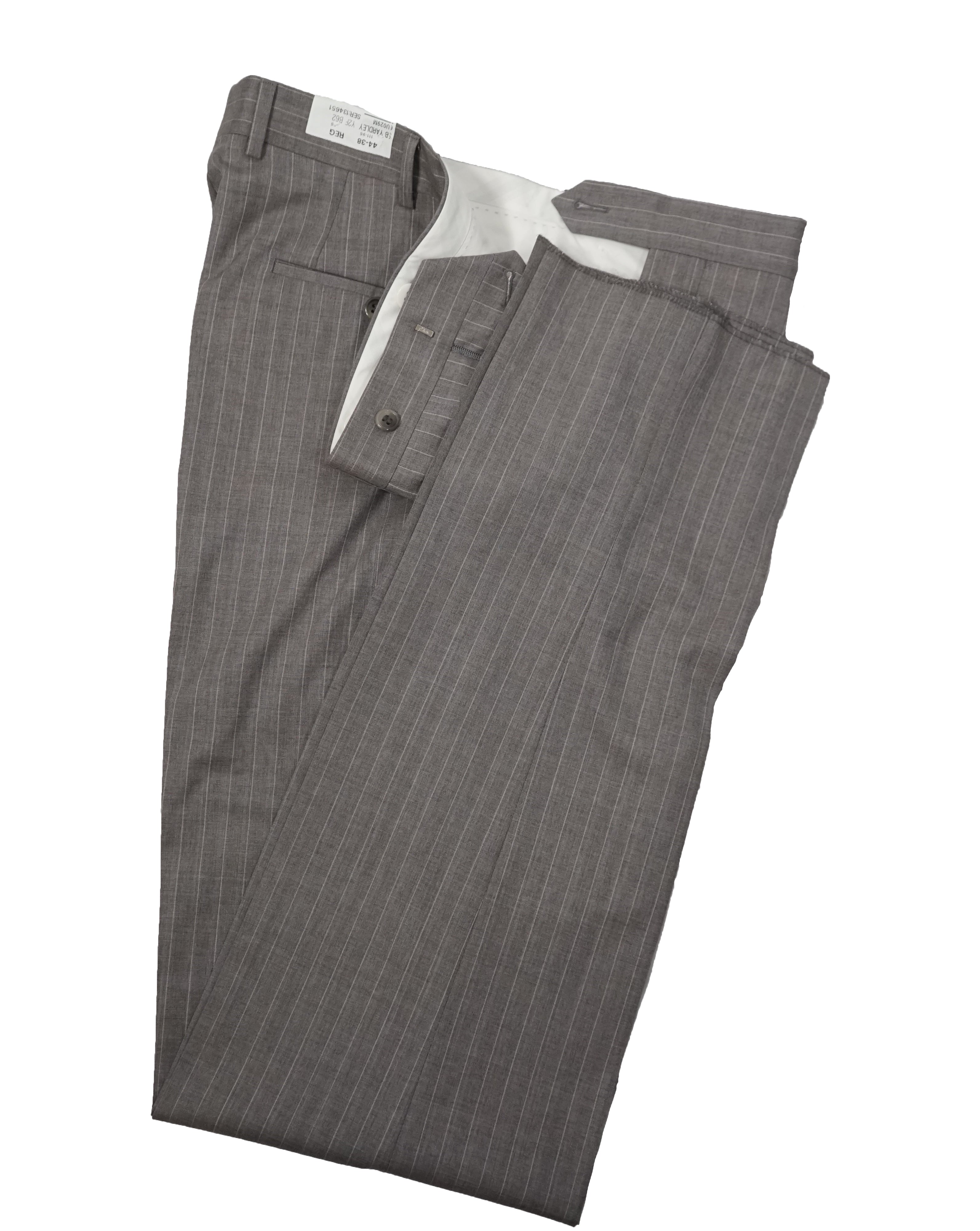 SAMUELSOHN - Alternating Stripe Super 130’s Suit - 44R