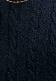 $645 ELEVENTY - CASHMERE / Wool Cable Knit Crewneck Blue Sweater - XL