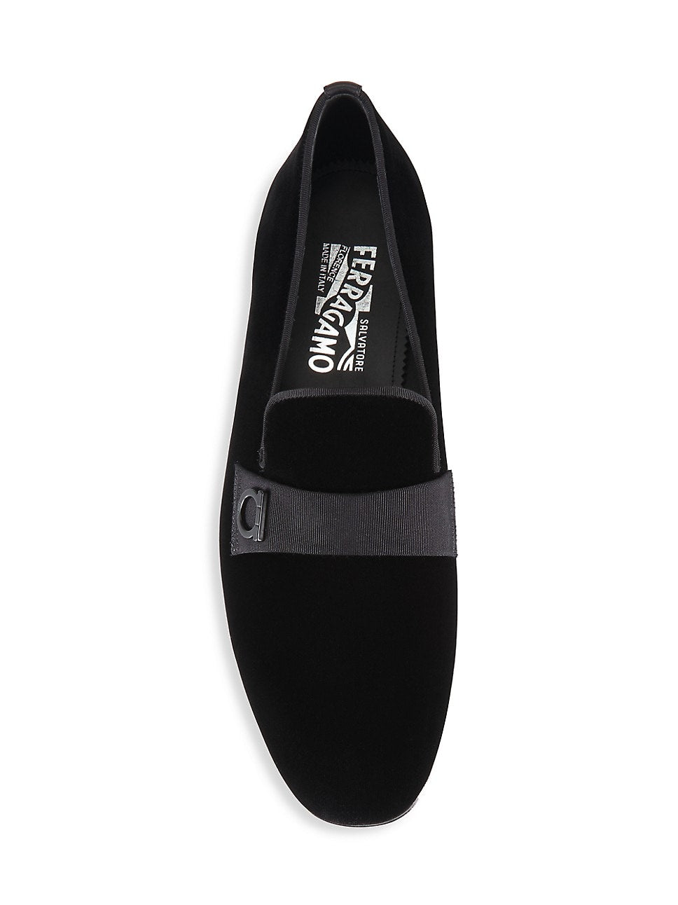 $950 SALVATORE FERRAGAMO - *LAPO * Velvet GANCINI Smoking Loafer - 10 E US