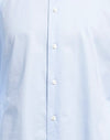 $550 ERMENEGILDO ZEGNA - Light Blue Button Down Spread Collar Shirt - M
