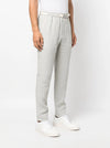 $795 ELEVENTY - Baby Blue LINEN Belted Ivory Tipped Casual Pants - 33W