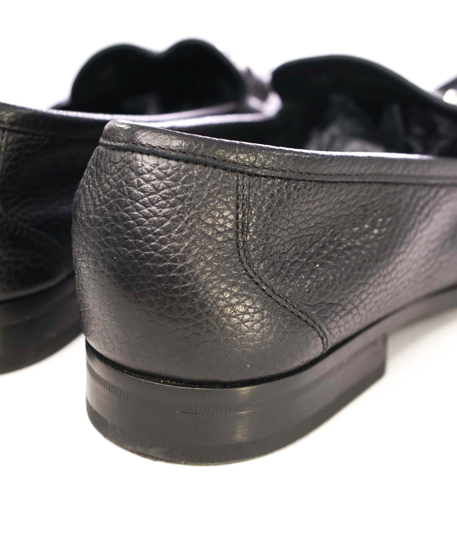 Salvatore Ferragamo *GRANDIOSO* Black Leather Loafers 11.5 D