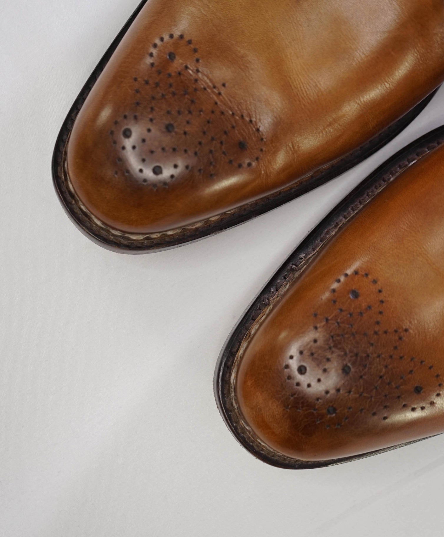 $1,595 Salvatore Ferragamo *Special Edition* TRAMEZZA Brown Oxford 12 D