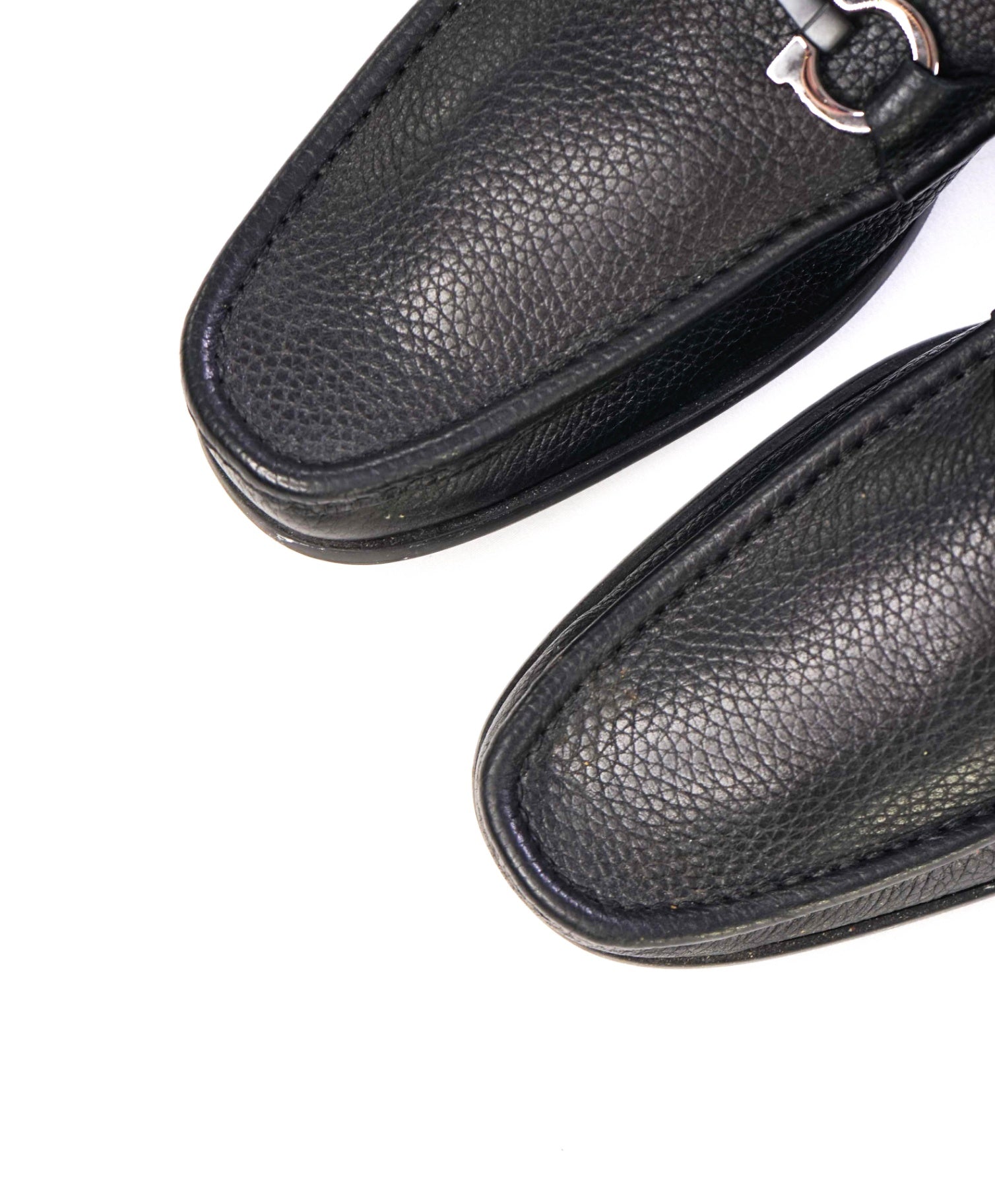 Salvatore Ferragamo *GRANDIOSO* Black Leather Loafers 11.5 D