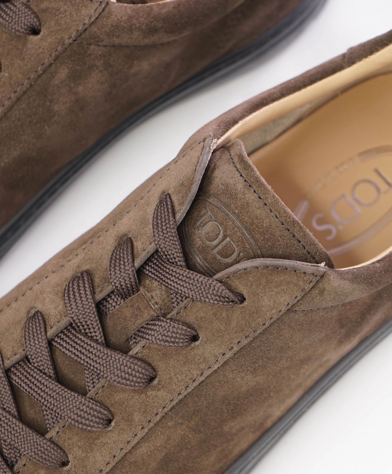 Tod's Brown Solid Suede Footwear 11.5 US (10.5 UK)