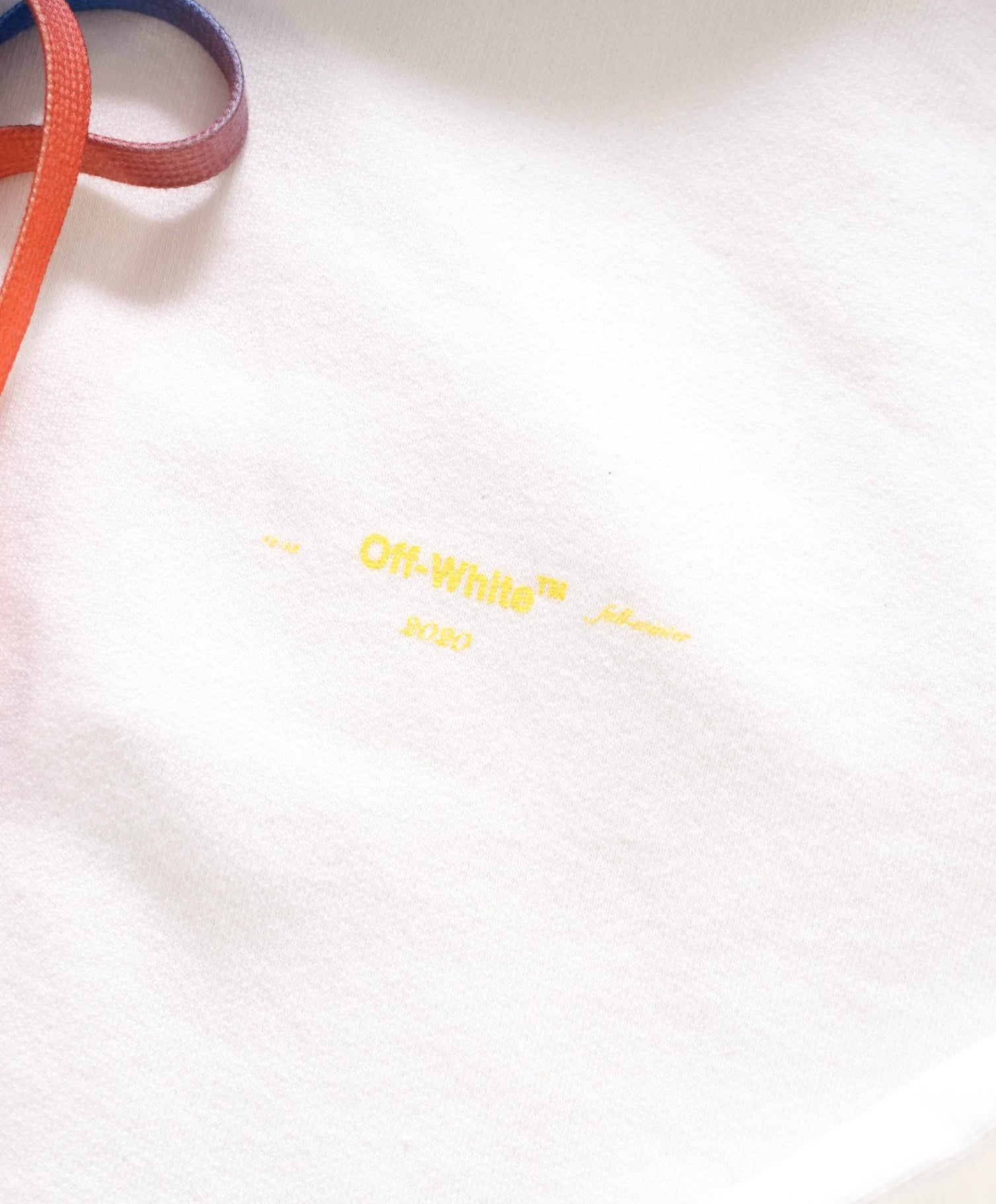 Off-White acrylic arrows oversize hoodie White Cotton Sweater S