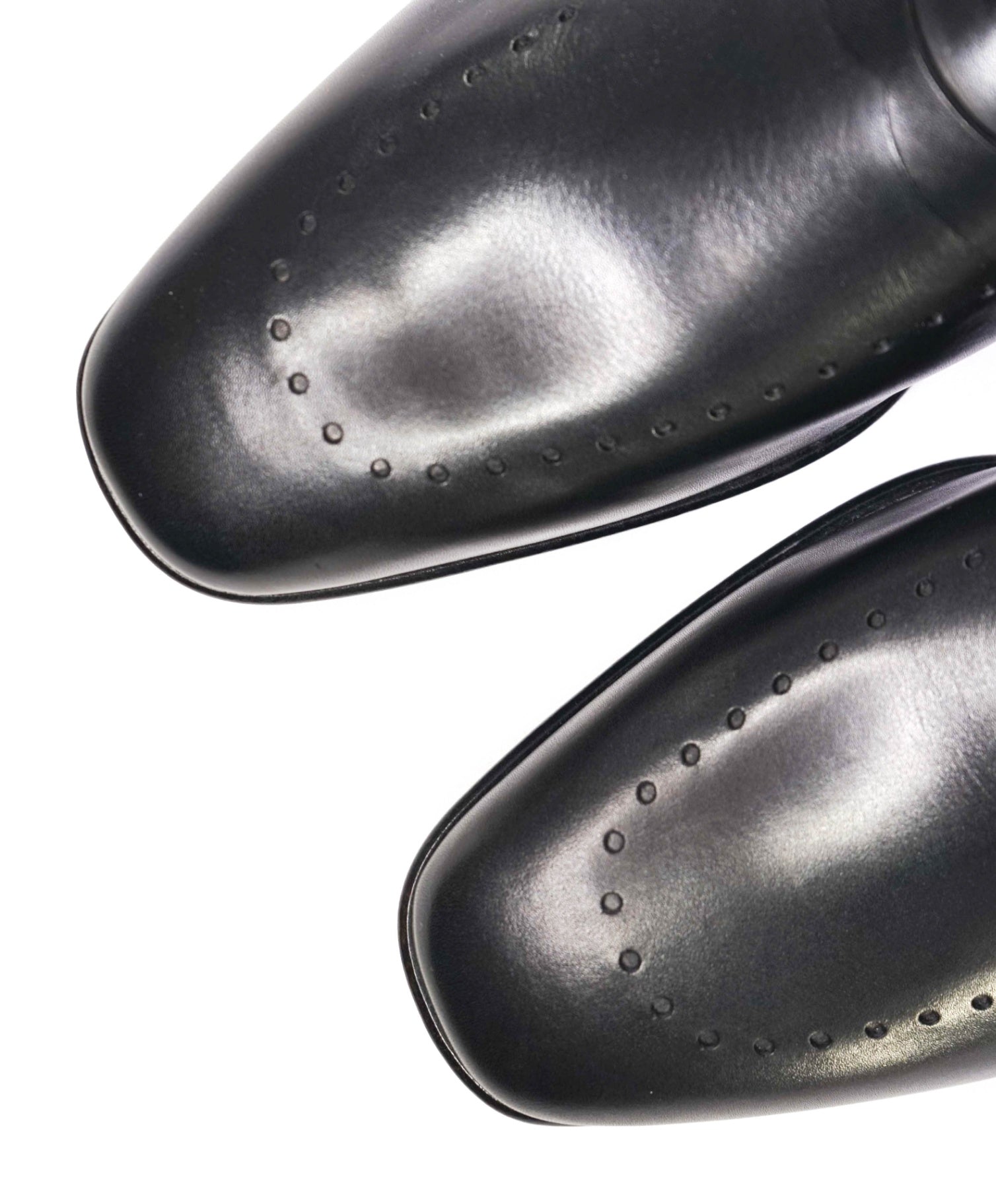 $800 Bally Solid Black WHOLECUT Penny Loafers Leather Footwear 9 D