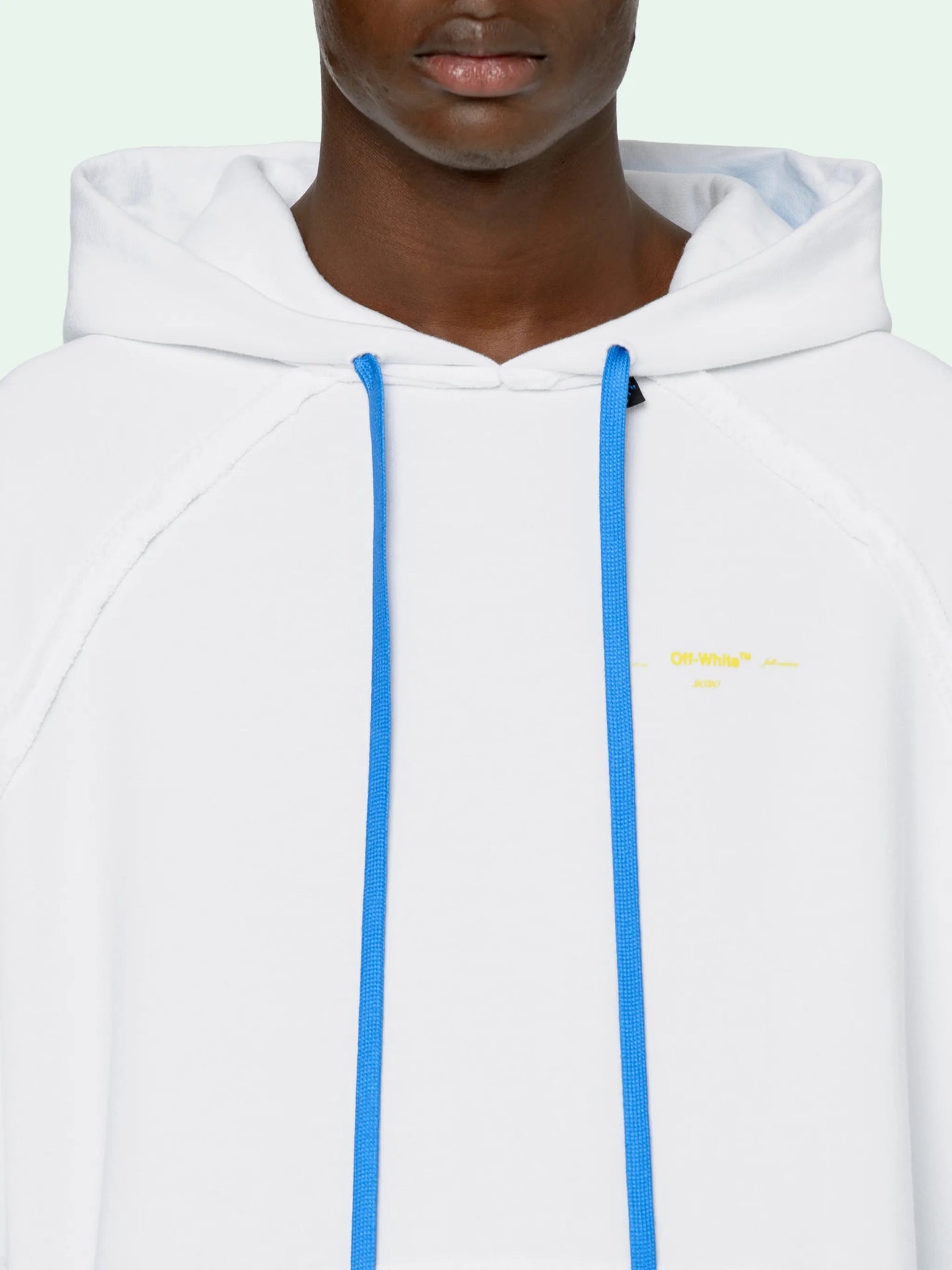 Off-White acrylic arrows oversize hoodie White Cotton Sweater S