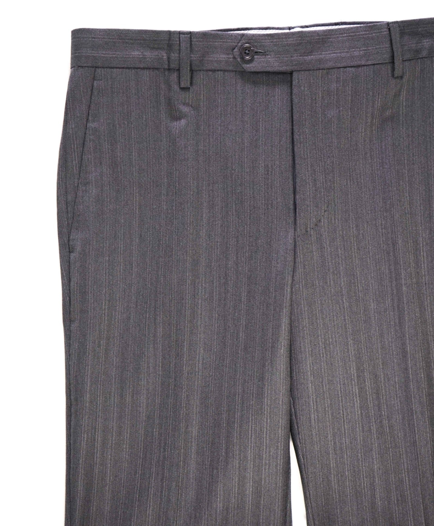 $395 Saks Fifth Avenue Grey Stripe Wool/Silk Pants 34W