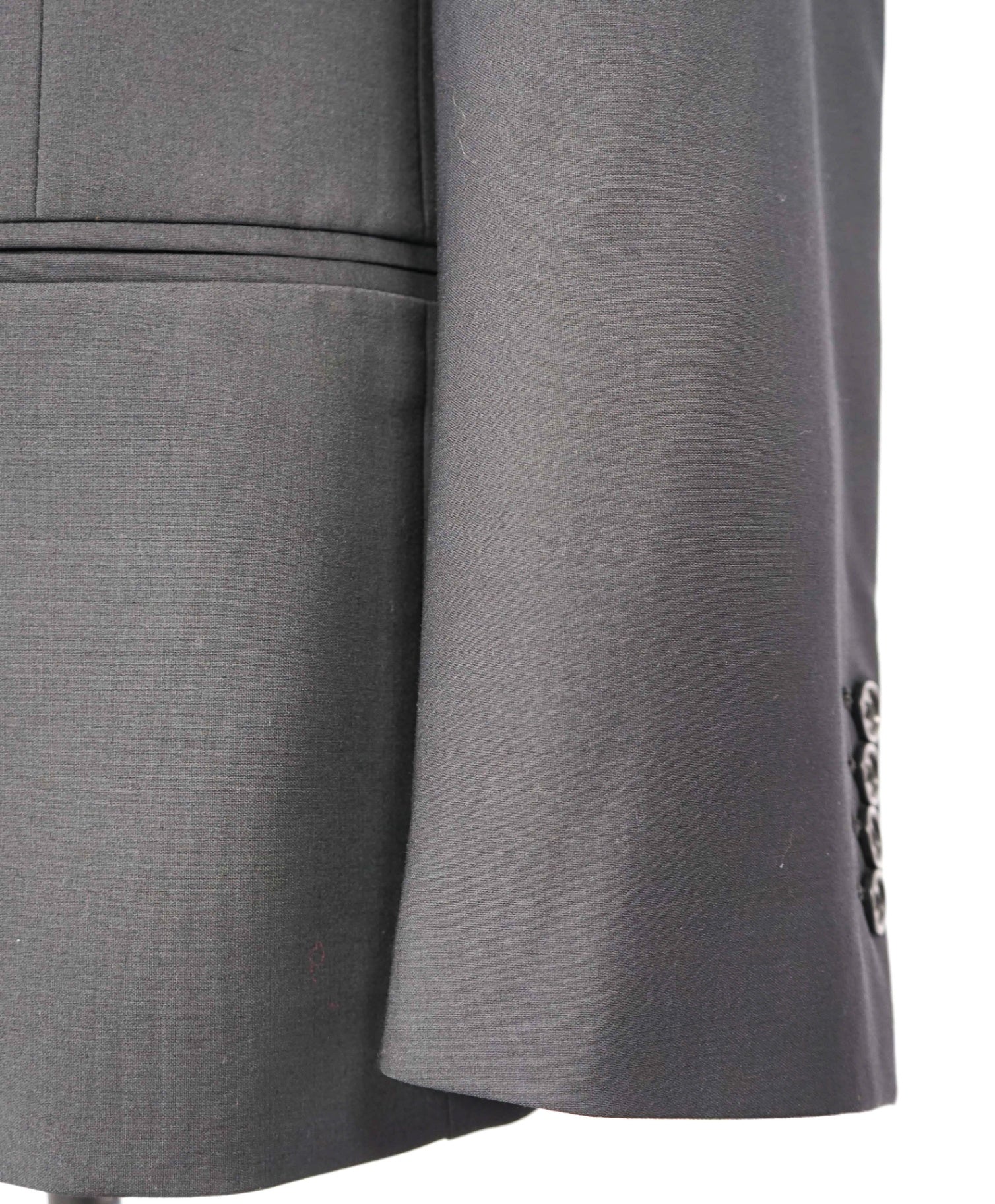 $3,080 Philip Plein Black 1-Btn SEQUIN Peak Lapel Blazer Dinner Jacket 44