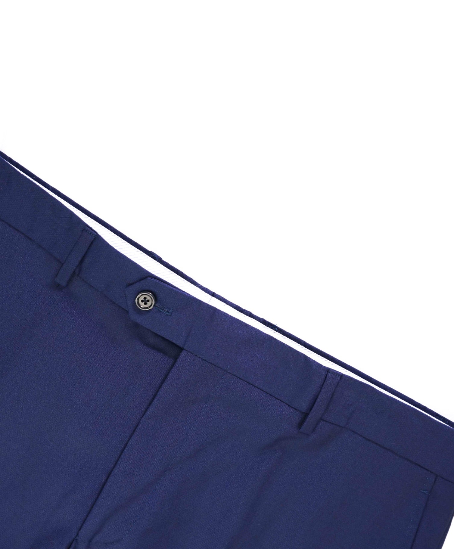 Saks Fifth Avenue Blue Birdseye Wool/ Silk Pants 36W