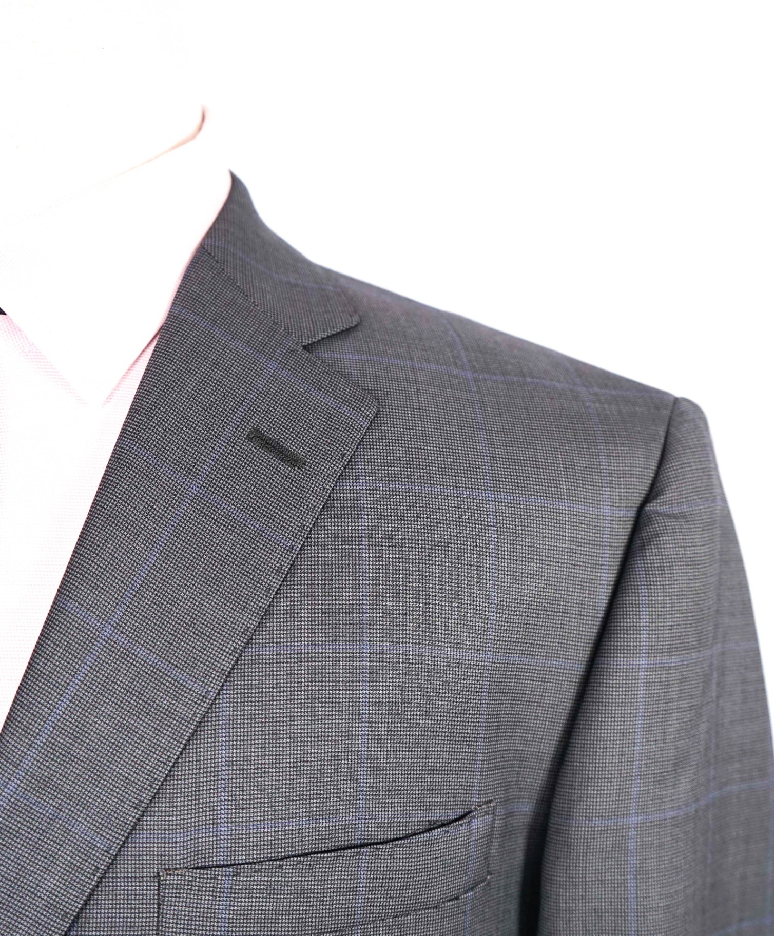 $895 Saks 5th Ave/ERMENEGILDO ZEGNA Slim Wool/Silk Blazer 44R