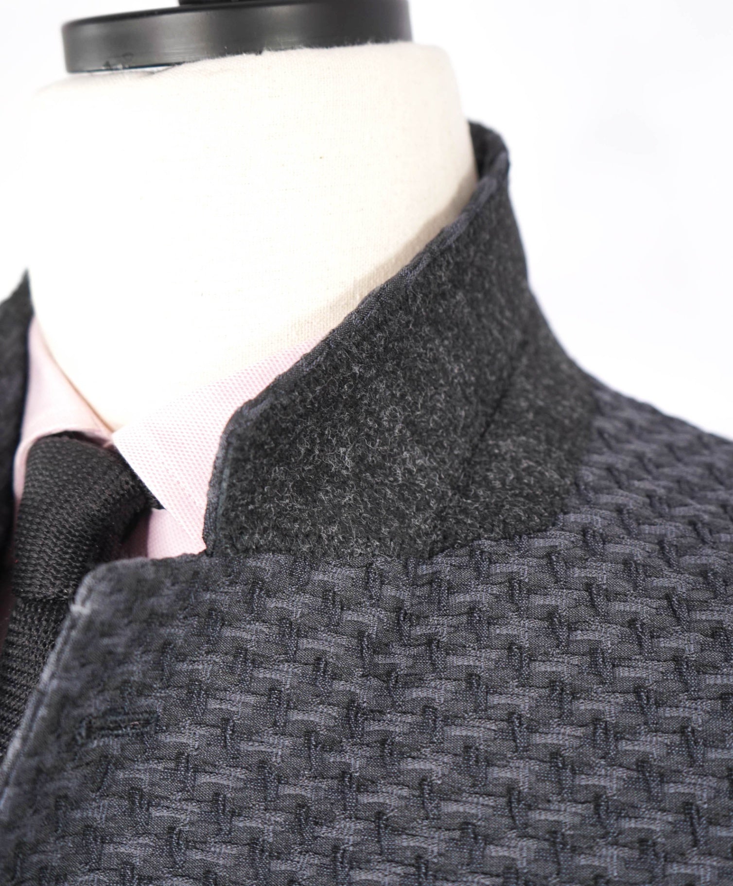 $1,495 Armani Collezioni Gray Raised Texture Cotton Blend Blazer 48R