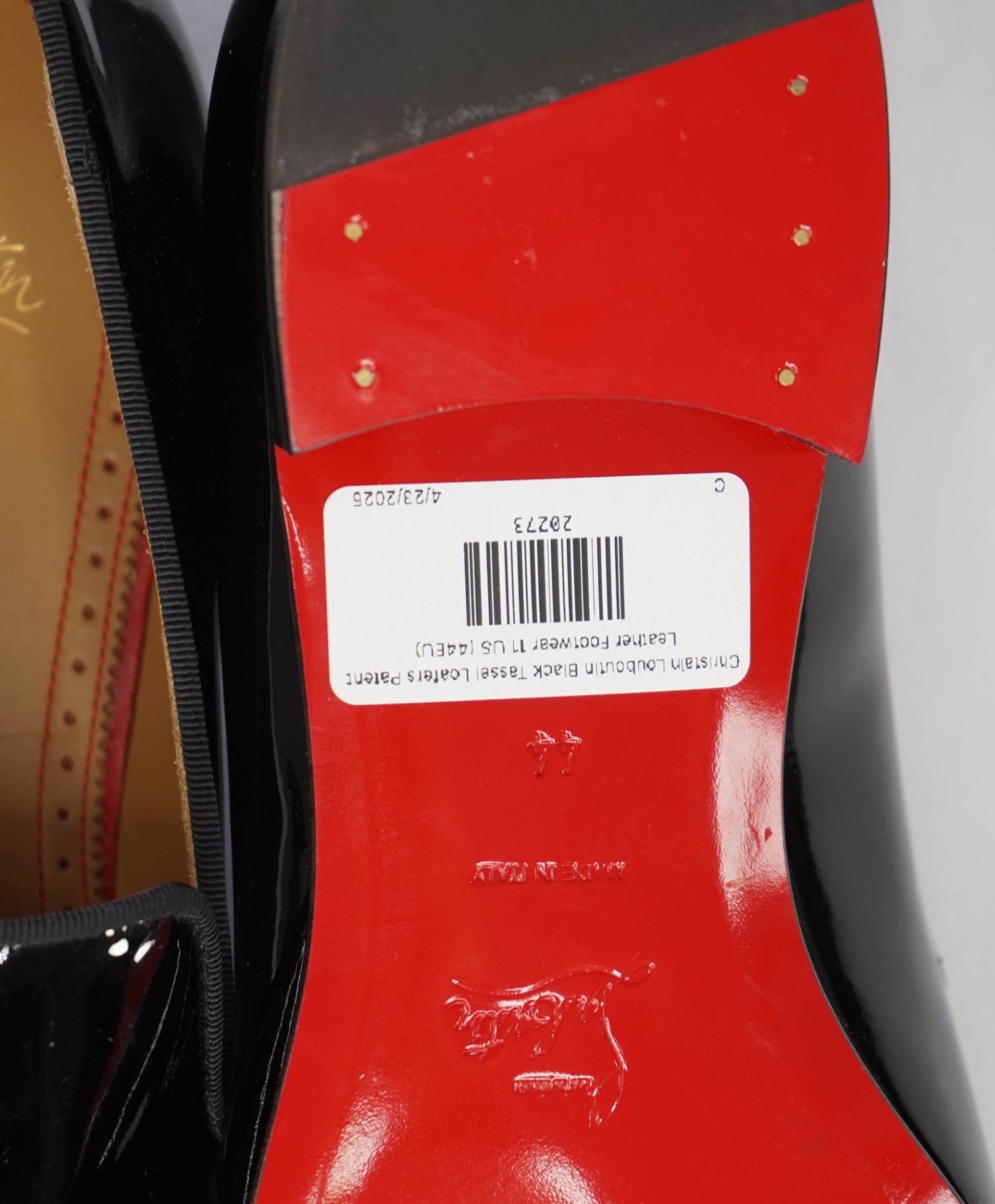 $1,050 CHRISTIAN LOUBOUTIN - *Dandelion* Spike Tassel Leather Loafers - 11 US (44EU)
