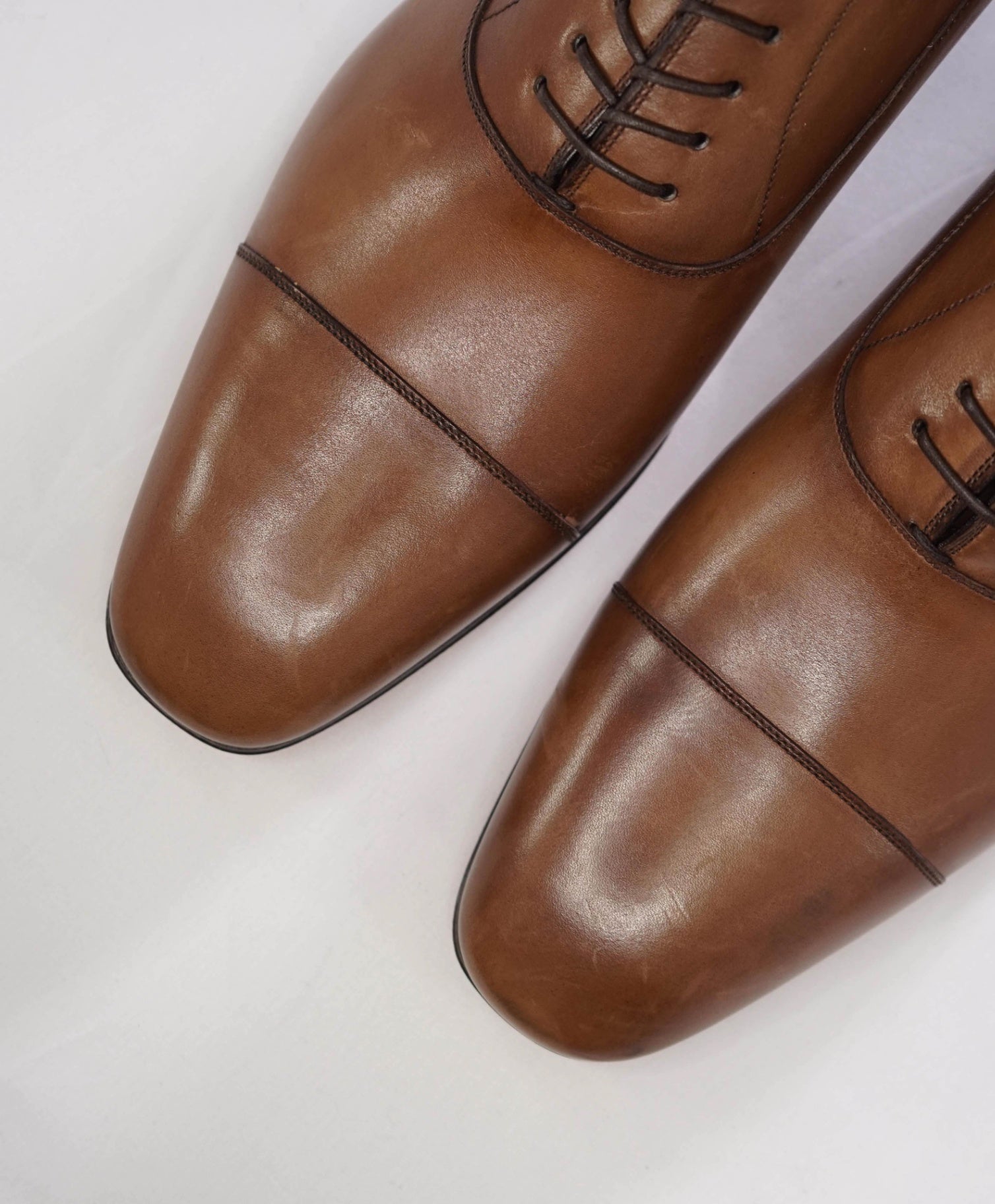 $1,050 CHRISTIAN LOUBOUTIN - *GREGGO* Brown Oxfords - 10 US (43EU)