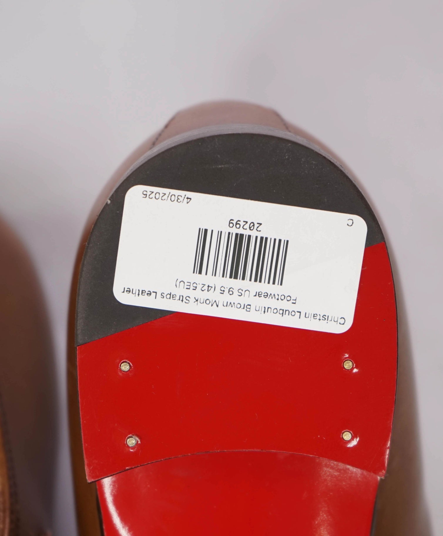 $1,150 CHRISTIAN LOUBOUTIN - *MORTIMER* Black Double Monk Loafers - 9.5 US (42.5EU)