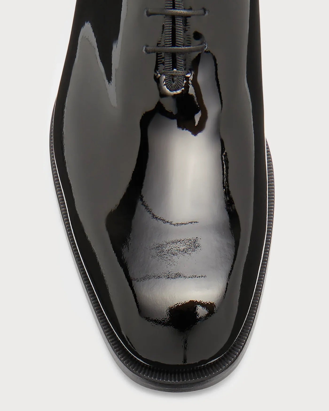 $1,145 CHRISTIAN LOUBOUTIN - *CORTEO* Black Patent Leather Oxfords - 9.5 US (42.5EU)