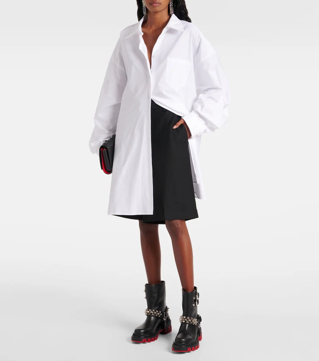$2,000 Christian Louboutin "Dune Bike" Spike Boots (Womens) US 10.5 (40.5EU)