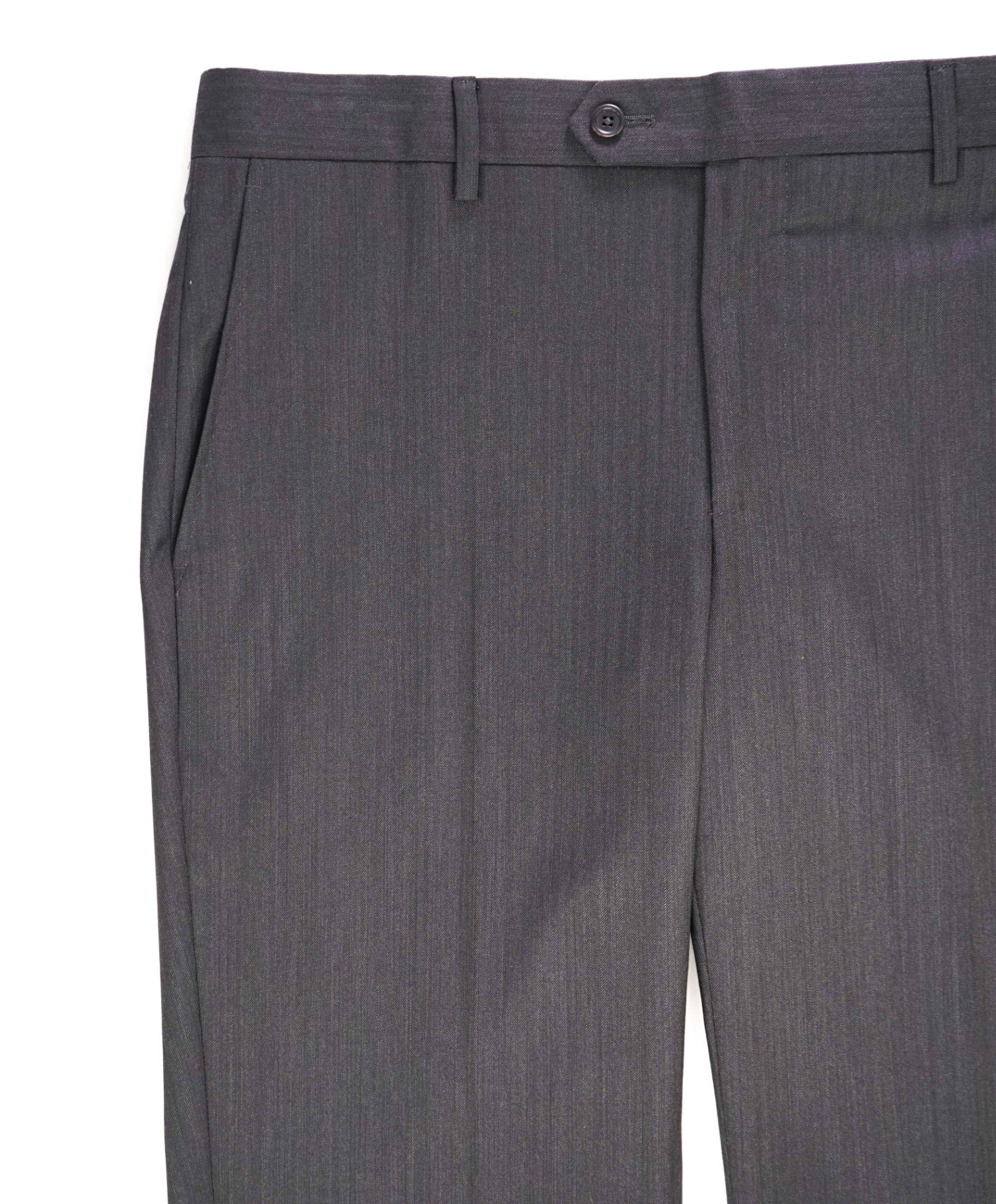 $400 Saks Fifth Avenue Dark Grey Stripe Wool Pants 34W