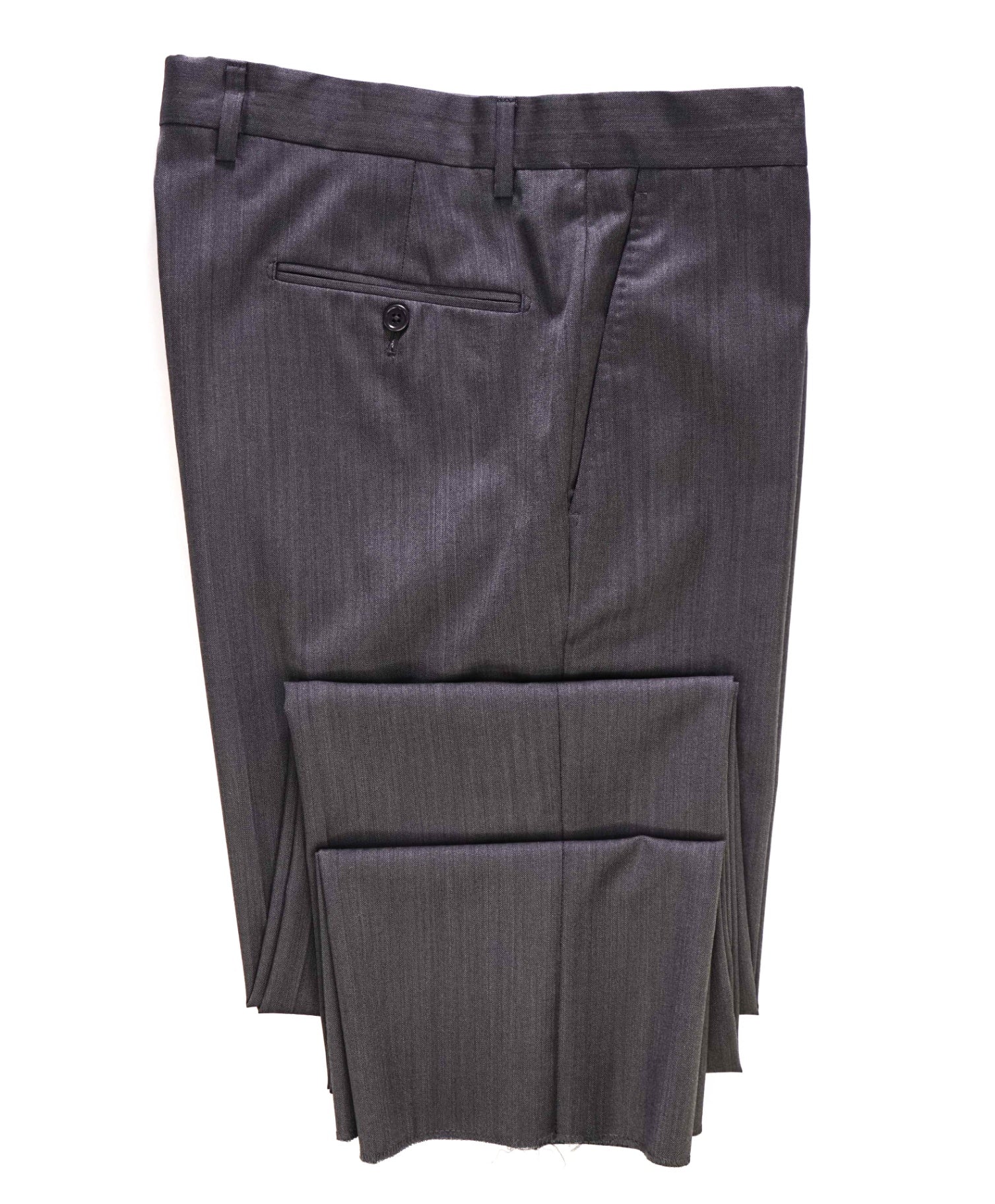$400 Saks Fifth Avenue Dark Grey Stripe Wool Pants 36W