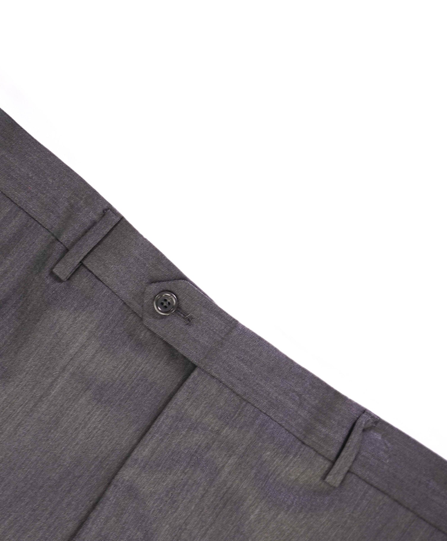 $400 Saks Fifth Avenue Dark Grey Stripe Wool Pants 36W