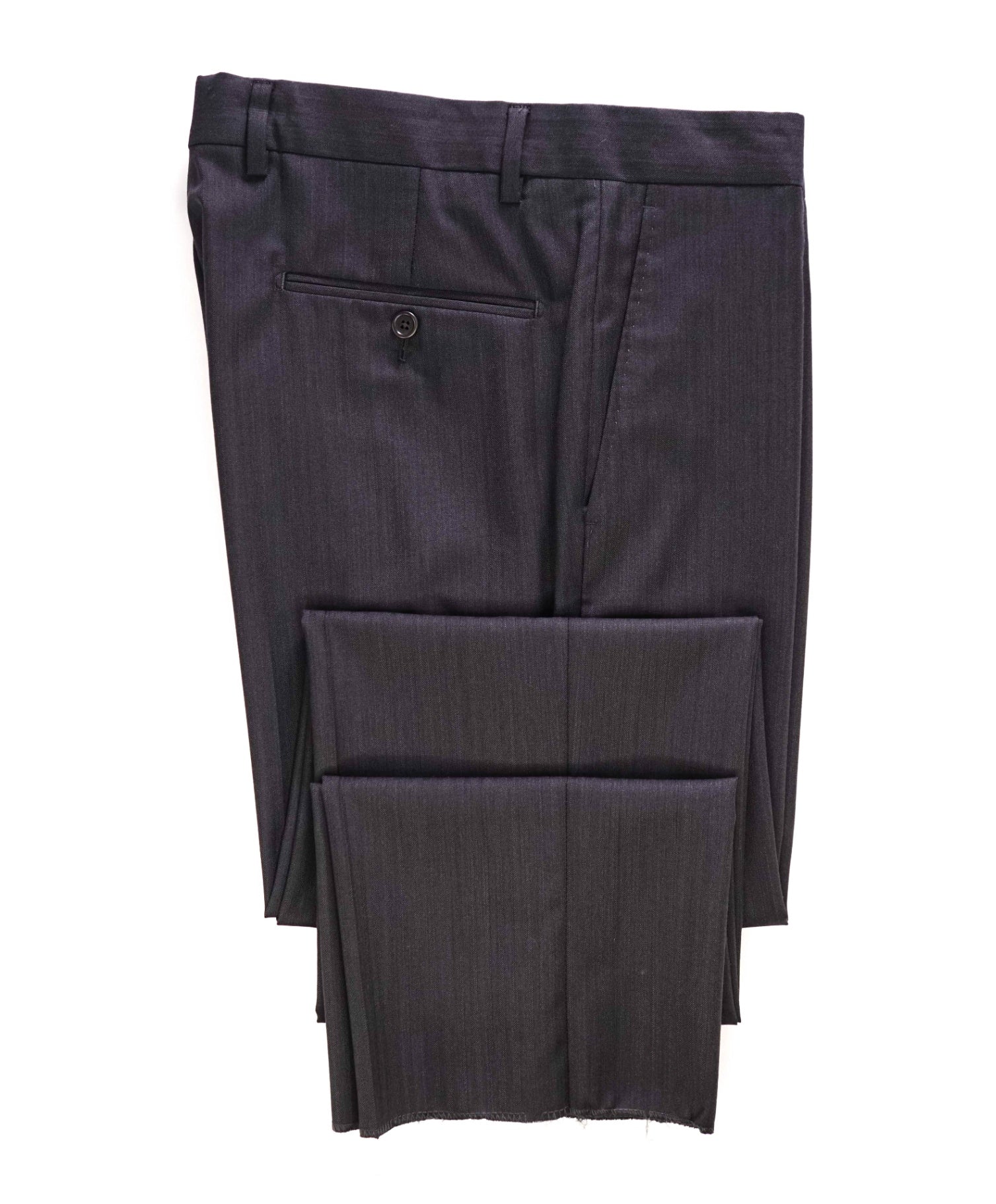 $400 Saks Fifth Avenue Dark Grey Stripe Wool Pants 34W