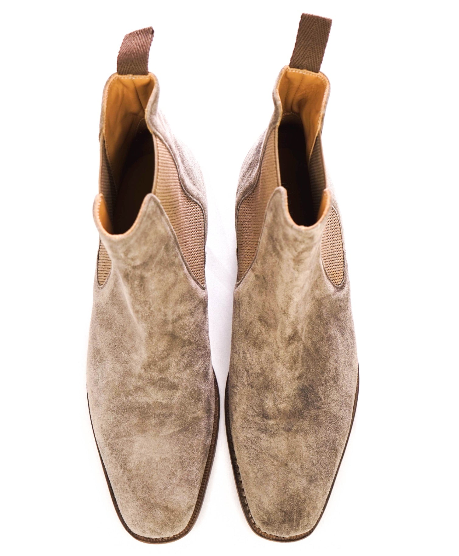 $700 John Varvatos Stone Grey "AMSTERDAM" Suede Boots 11 US