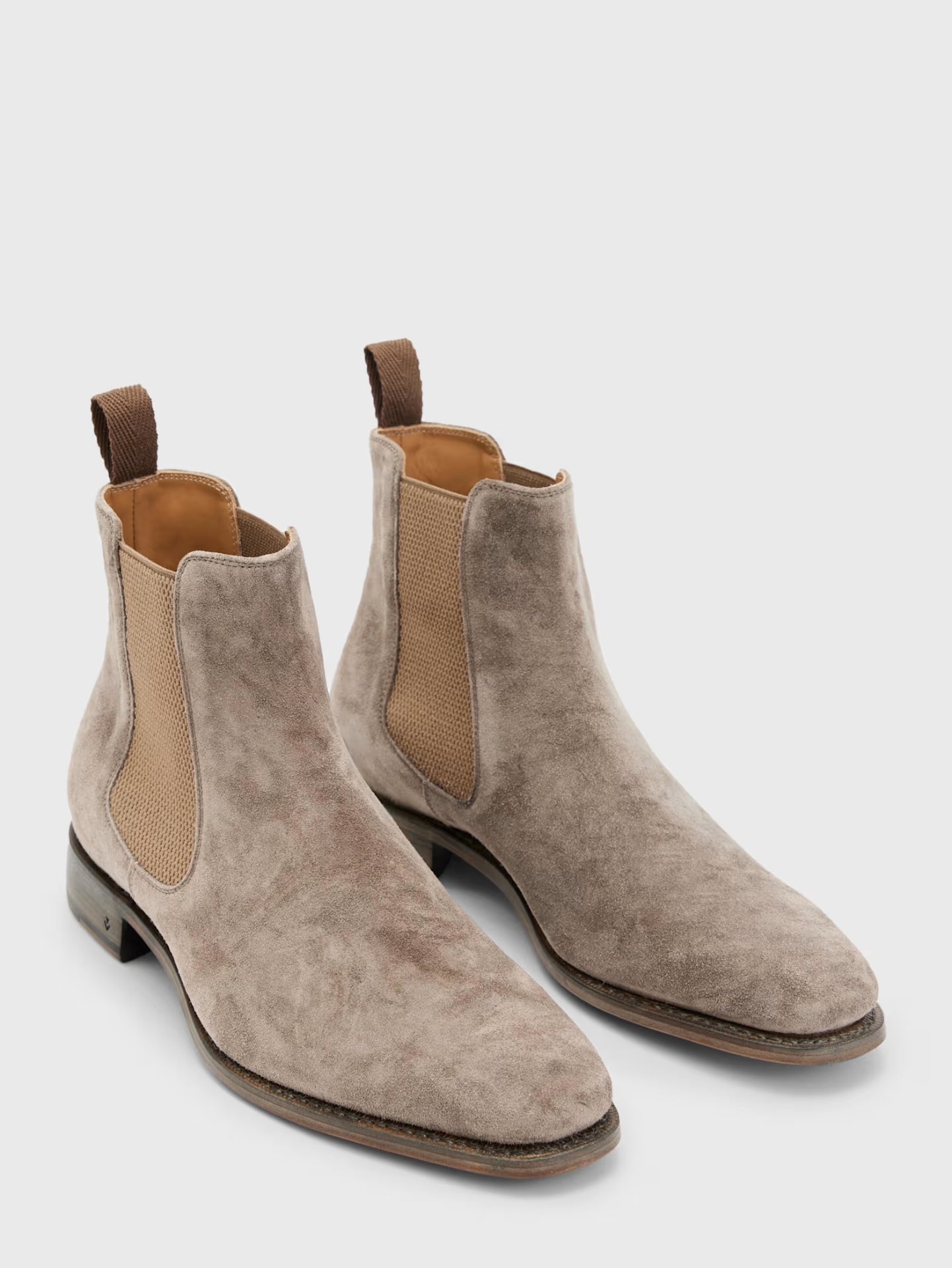 $700 John Varvatos Stone Grey "AMSTERDAM" Suede Boots 11 US
