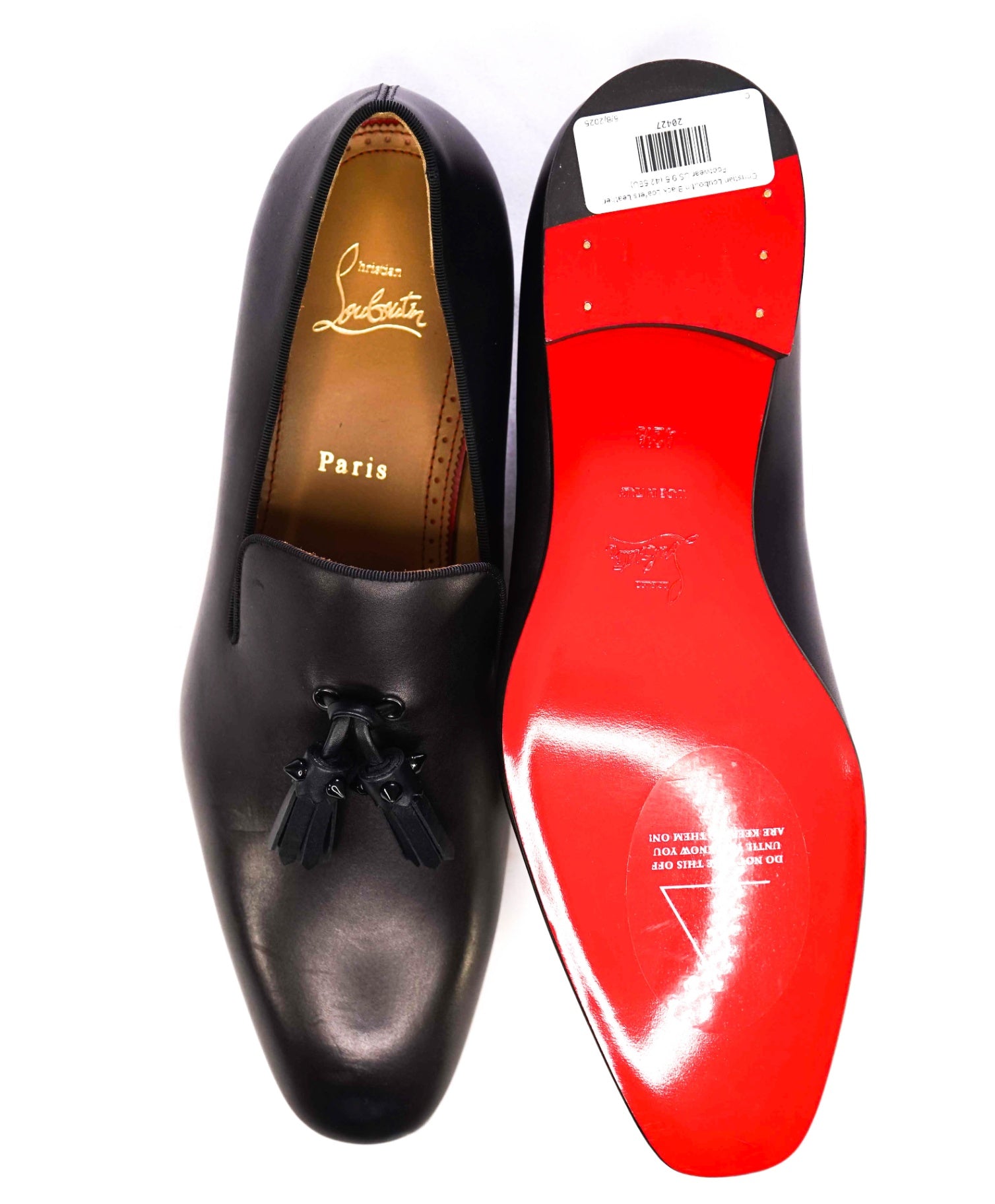 $1,050 CHRISTIAN LOUBOUTIN - *Dandelion* Spike Tassel Leather Loafers US 9.5 (42.5EU)