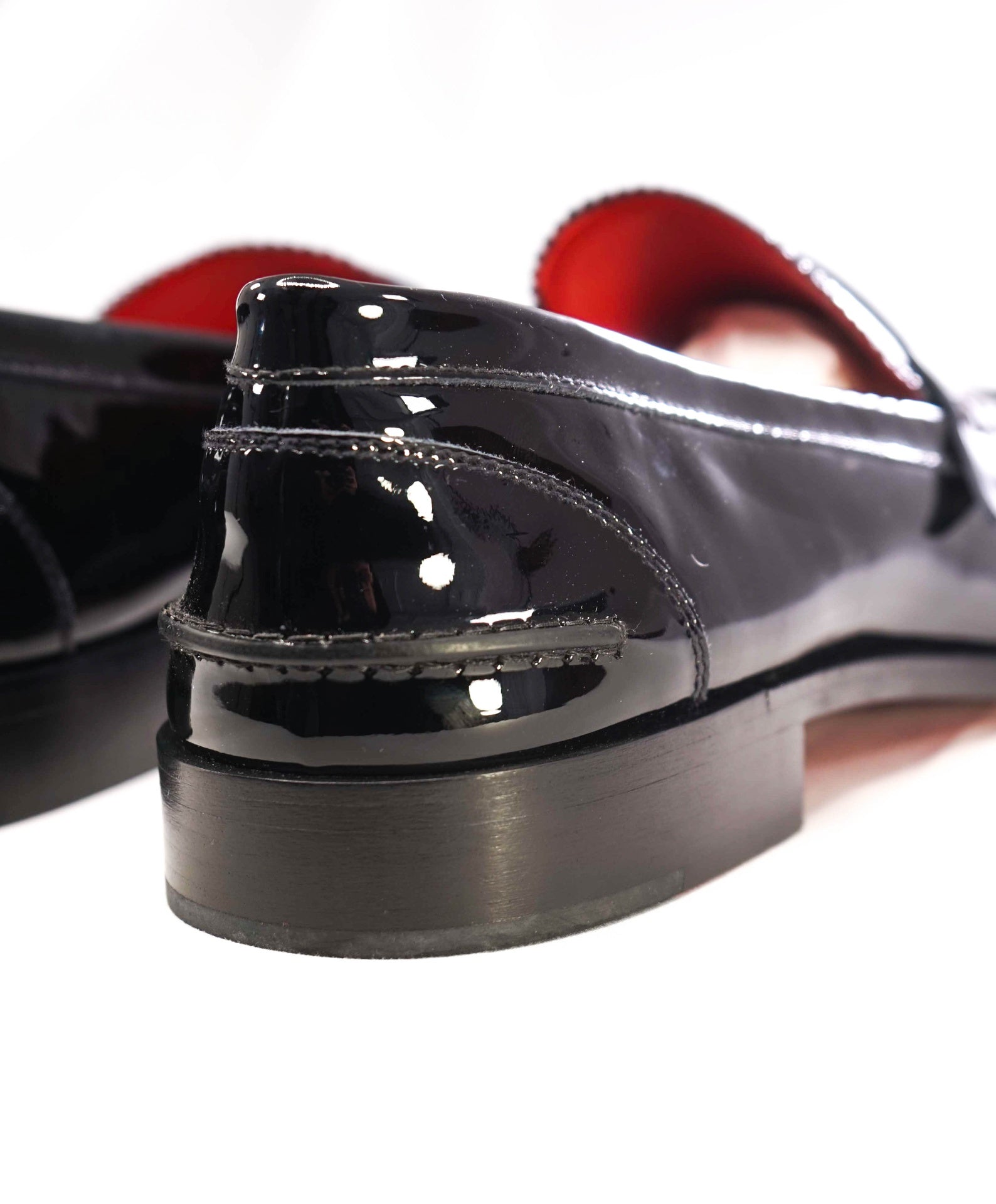 $1,050 CHRISTIAN LOUBOUTIN - *PENNY* Black Loafers - US 13 (46EU)