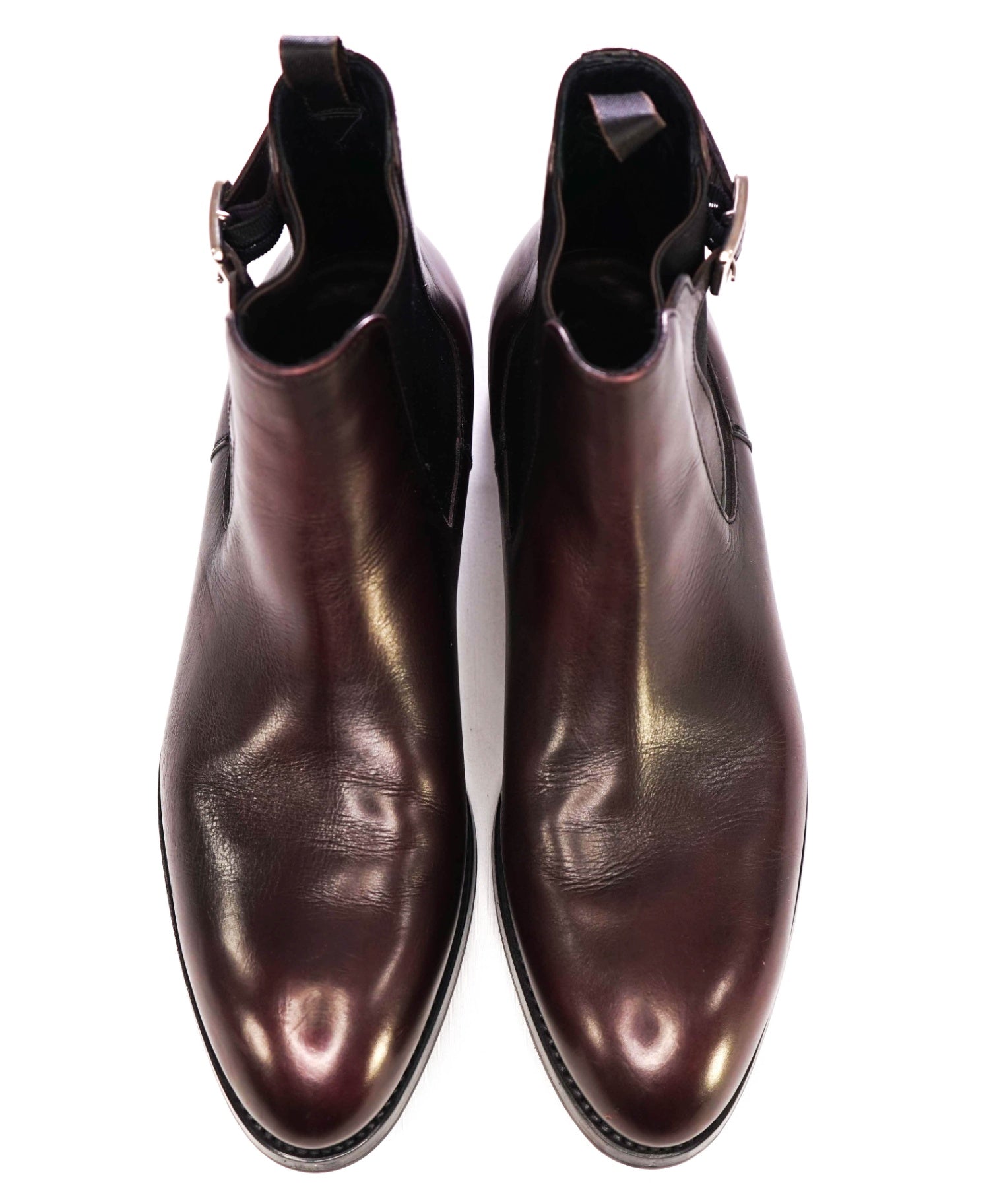 $1,250 Prada Brown Leather Buckle Ankle Boots US 7.5 (6.5UK)