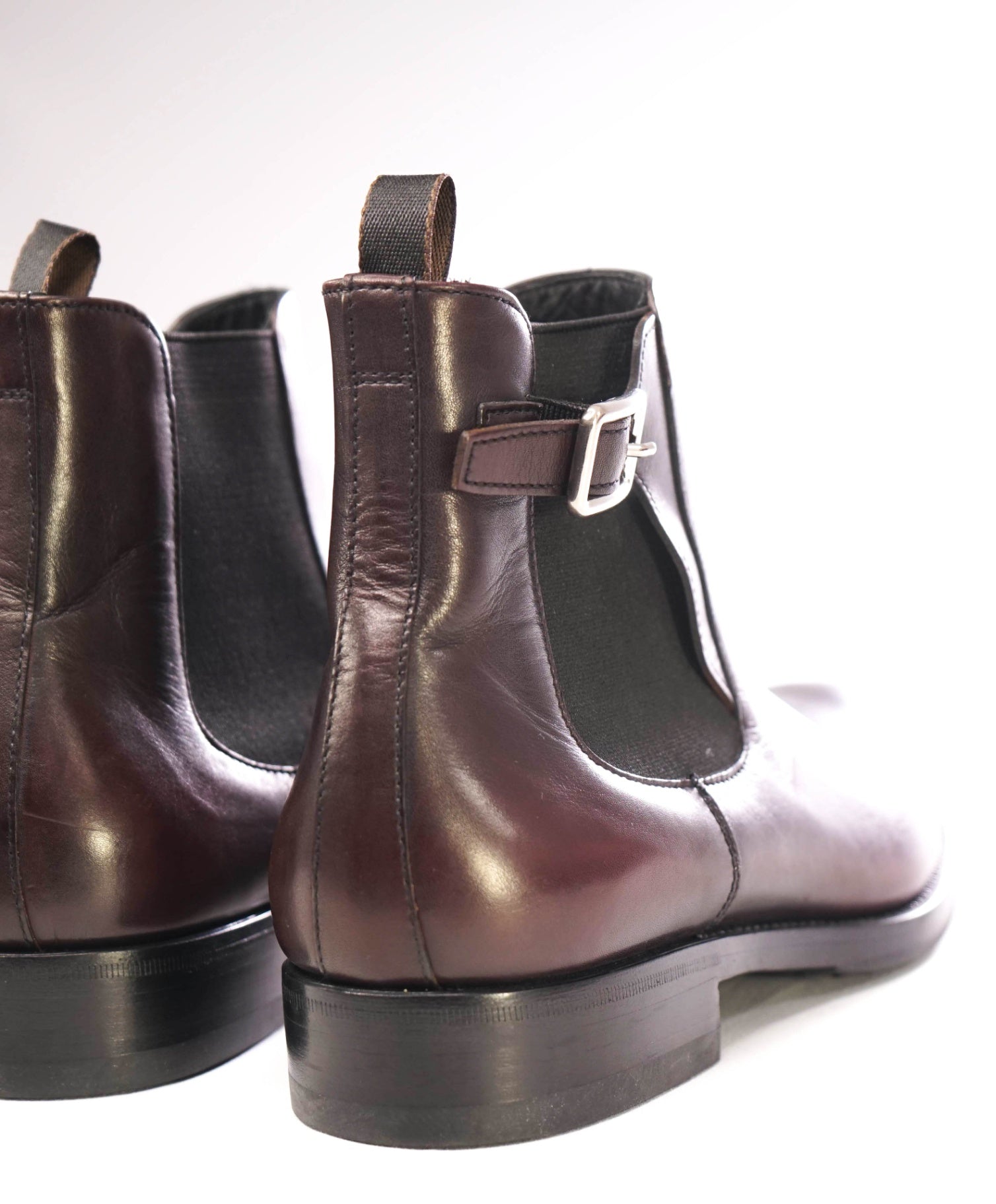 $1,250 Prada Brown Leather Buckle Ankle Boots US 7.5 (6.5UK)