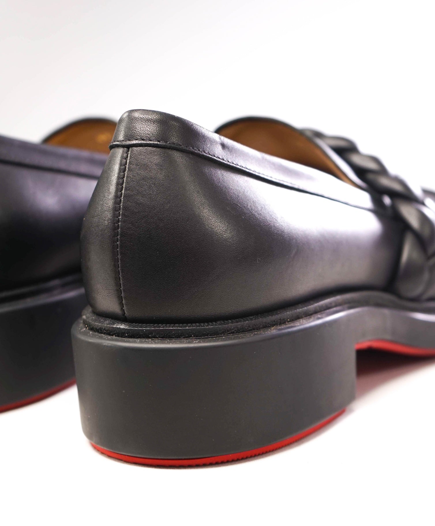 $1,095 Christian Louboutin "URBINO" Mock Braid Loafers US 9.5 (42.5 EU)