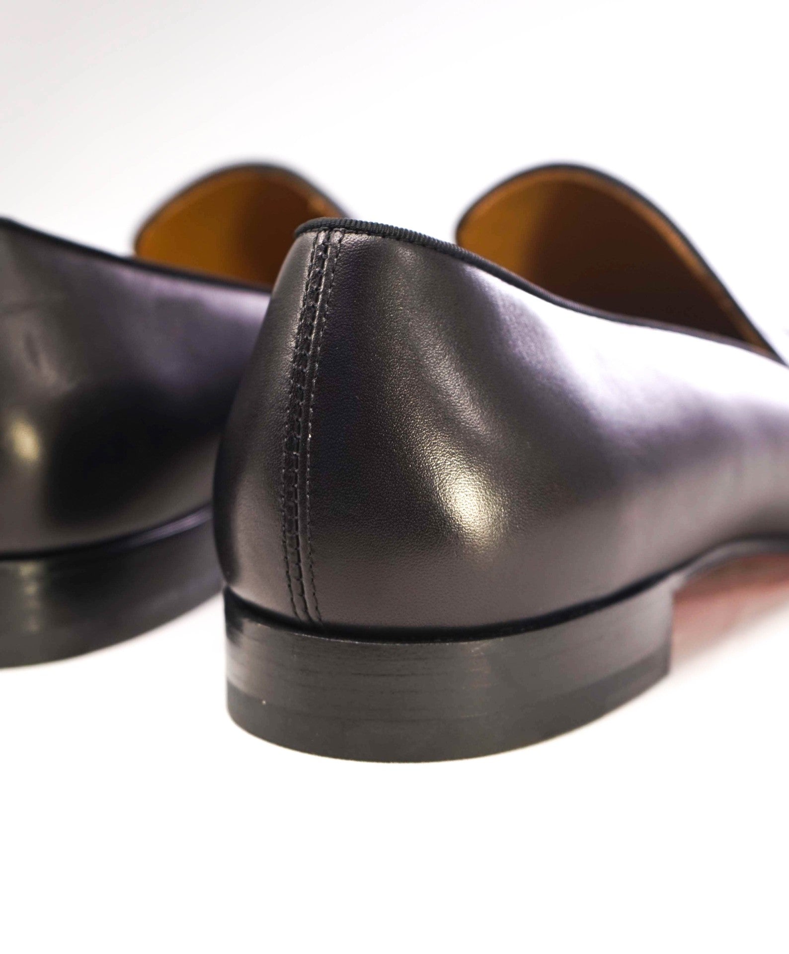 $1,050 CHRISTIAN LOUBOUTIN - * Dandelion* Black Leather Loafers US 10 (43EU)