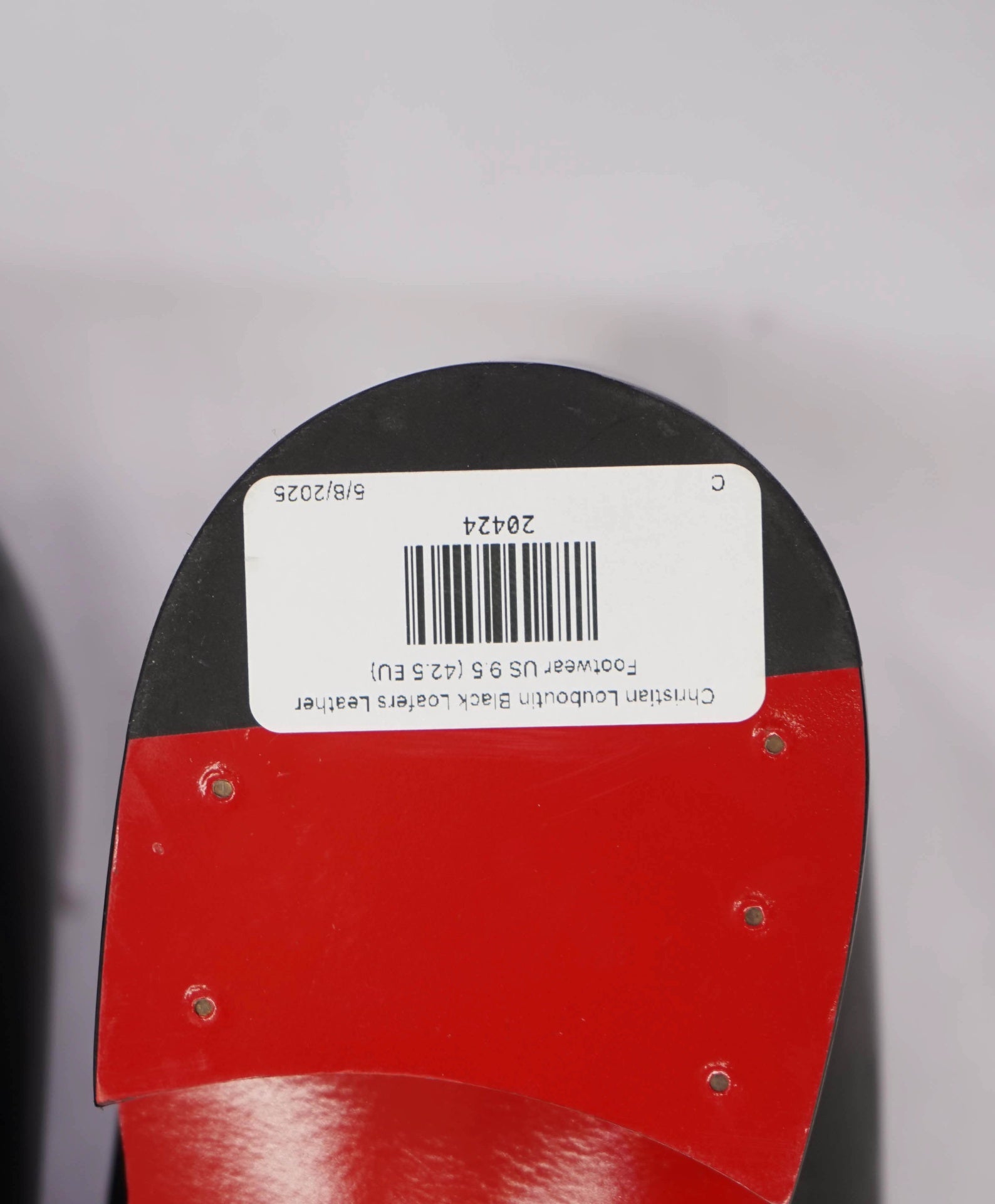 $1,100 CHRISTIAN LOUBOUTIN - *VARSIMOC* Black Leather Loafers US 9.5 (42.5 EU)