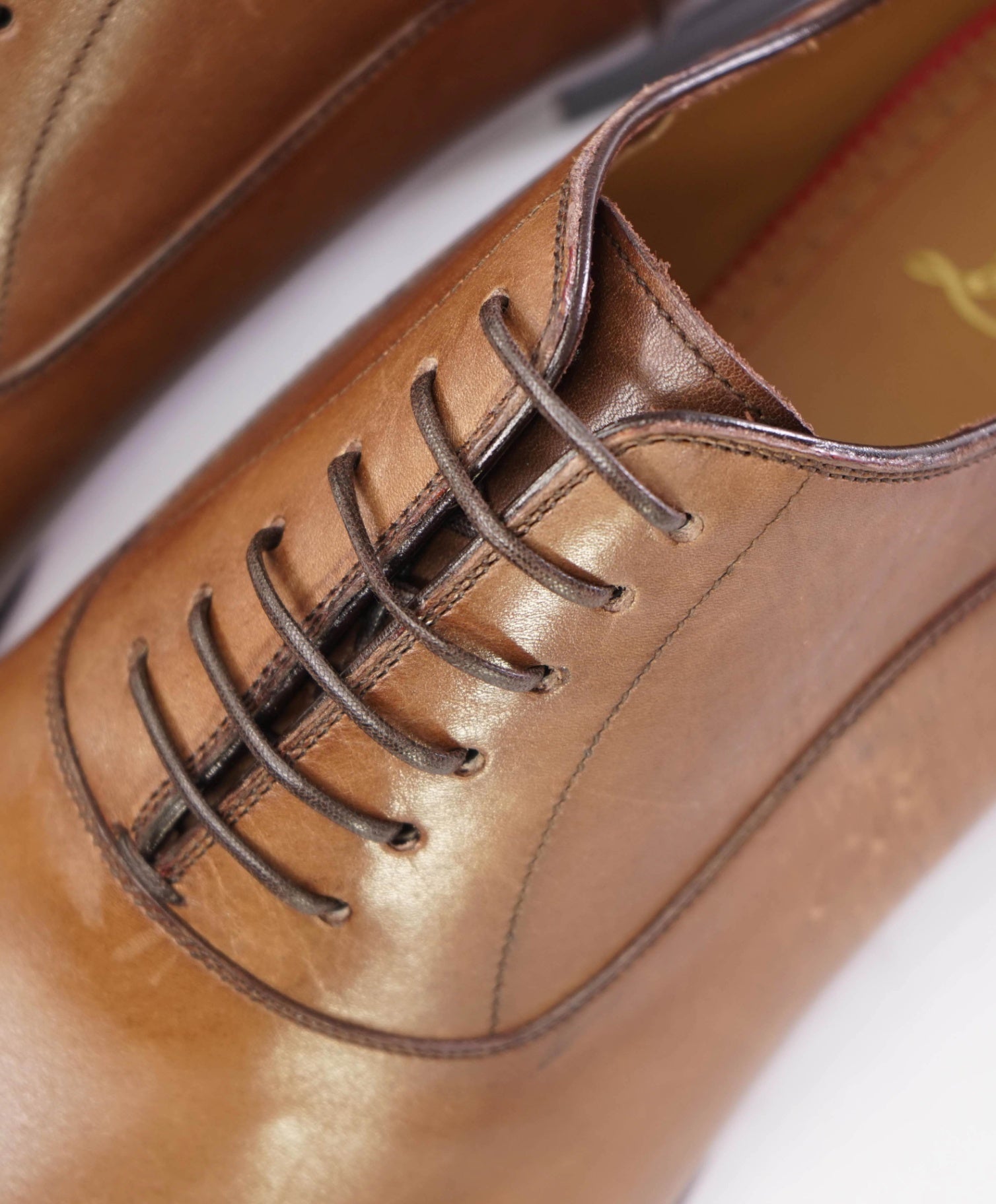 $1,050 CHRISTIAN LOUBOUTIN - *GREGGO* Brown Oxfords - US 10 (43EU)