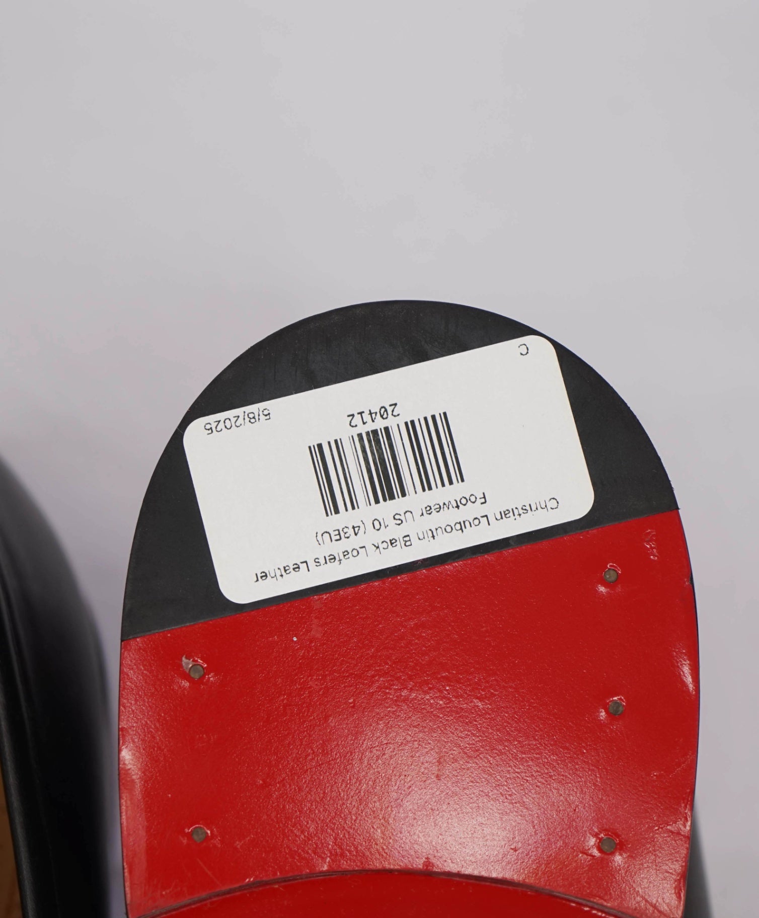 $1,100 CHRISTIAN LOUBOUTIN - *VARSIMOC* Black Leather Loafers US 10 (43EU)