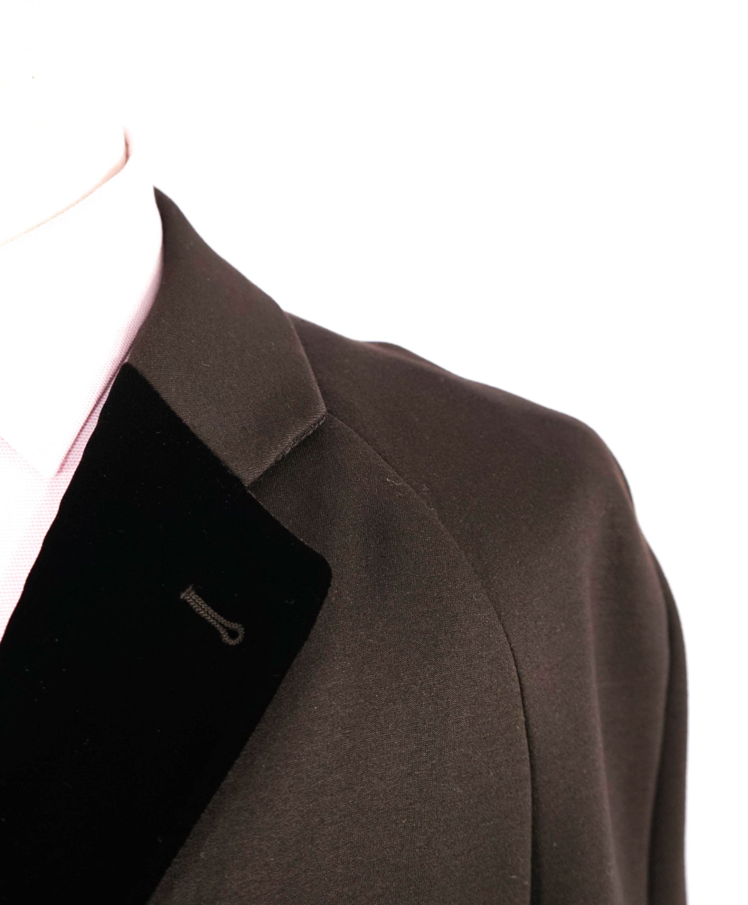Giorgio Armani "Raglan" Brown Double breasted Velvet Dinner Jacket Blazer 42R