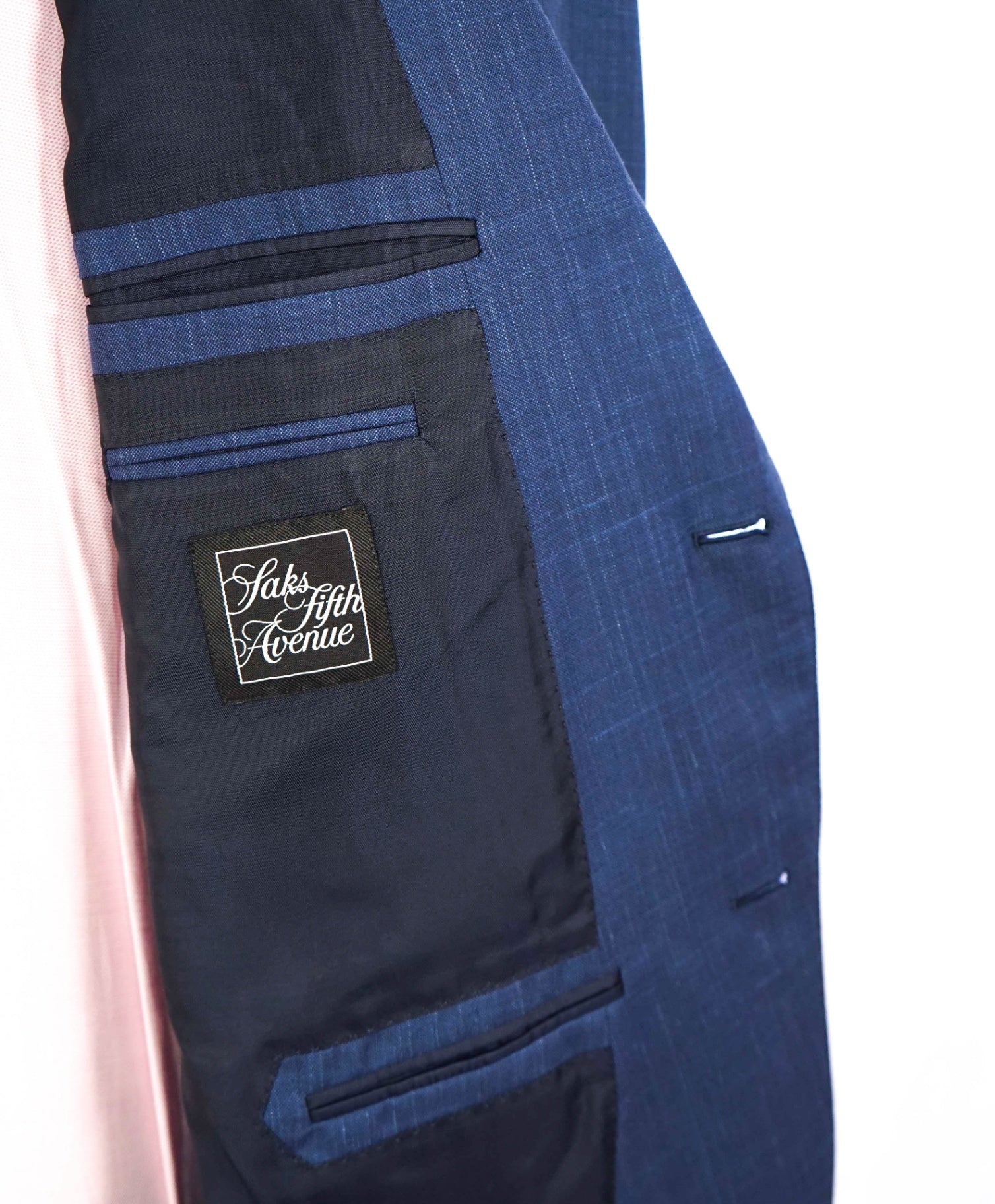 $4,390 Ermenegildo Zegna Blue "Trofeo Summer" Wool/Linen/Silk Suit 48R