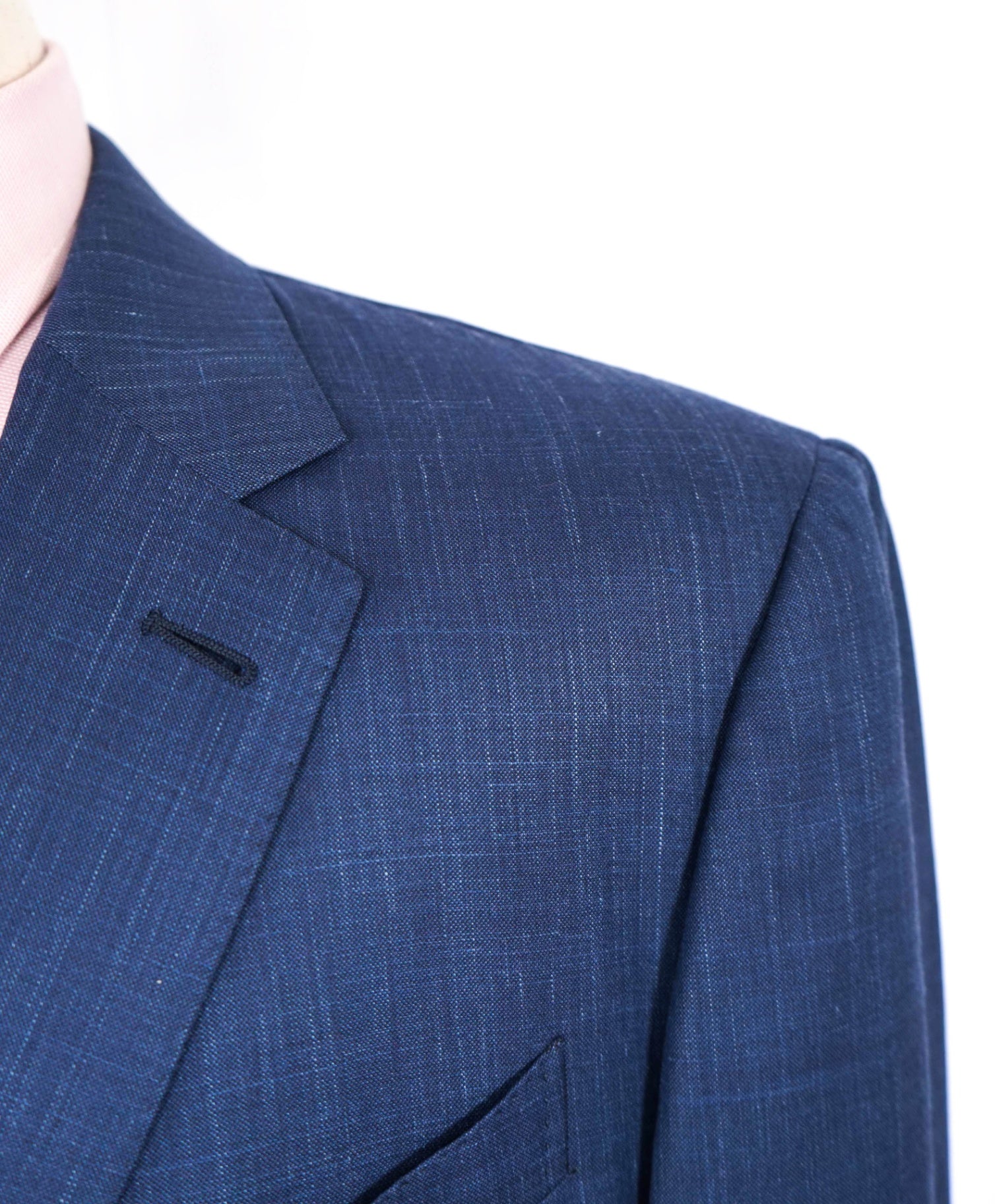 $4,390 Ermenegildo Zegna Blue "Trofeo Summer" Wool/Linen/Silk Suit 48R
