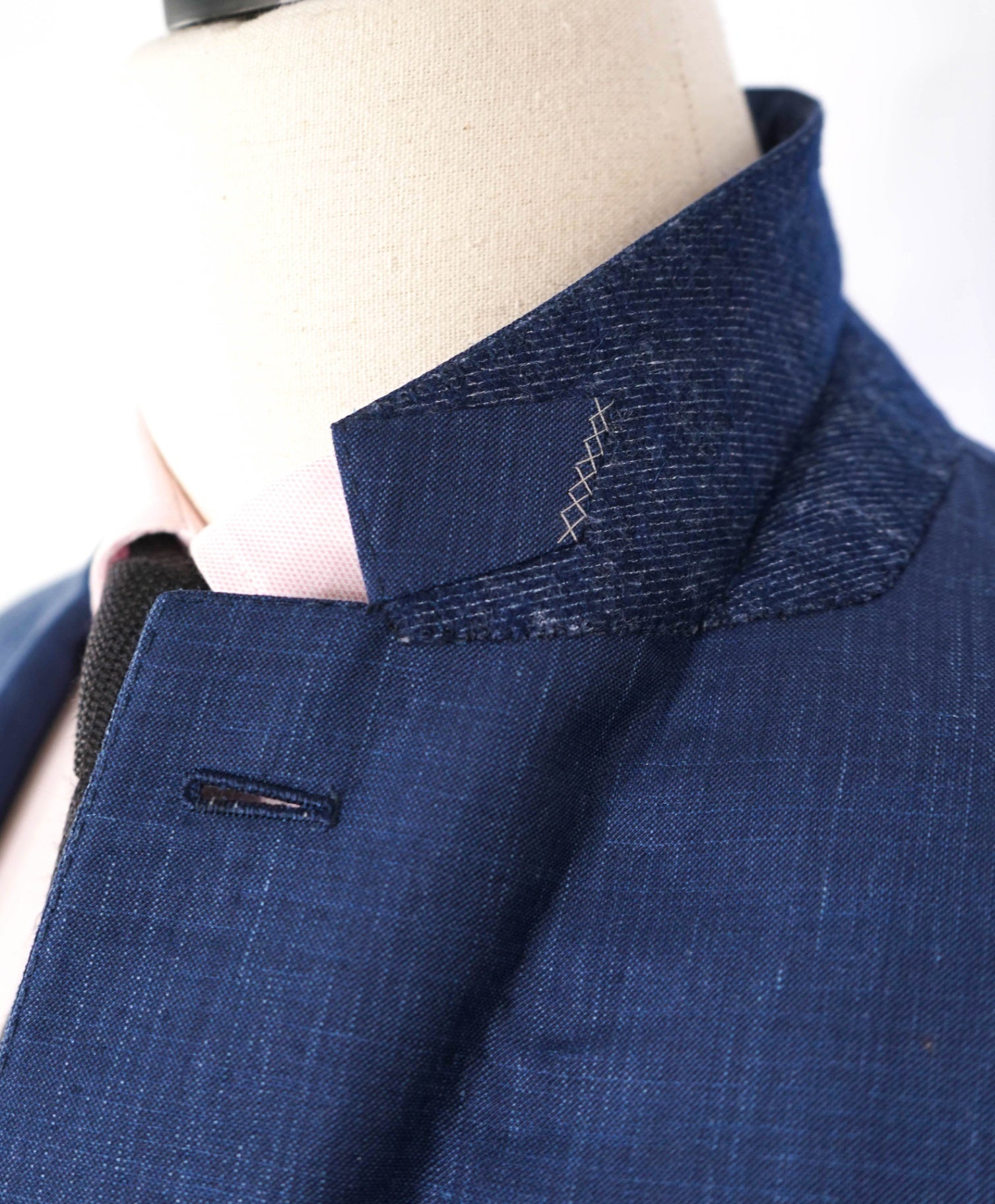 $4,390 Ermenegildo Zegna Blue "Trofeo Summer" Wool/Linen/Silk Suit 48R