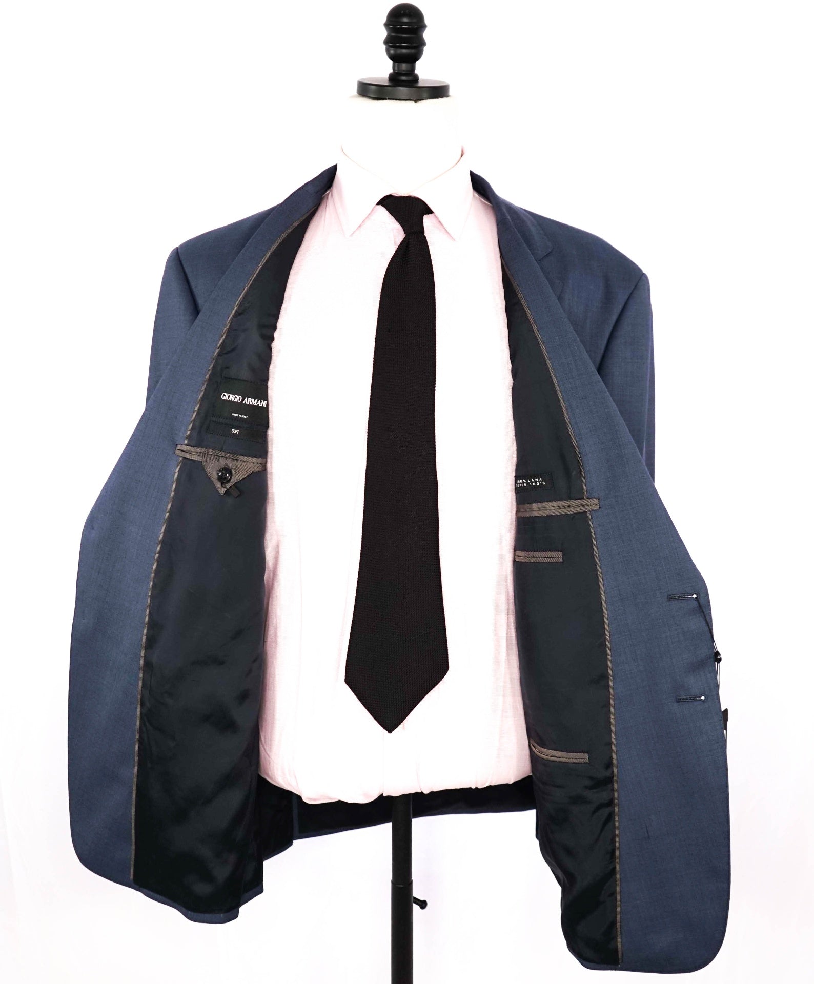 GIORGIO ARMANI - Pastel Blue “SOFT” Collection Suit Super 160's - 48R