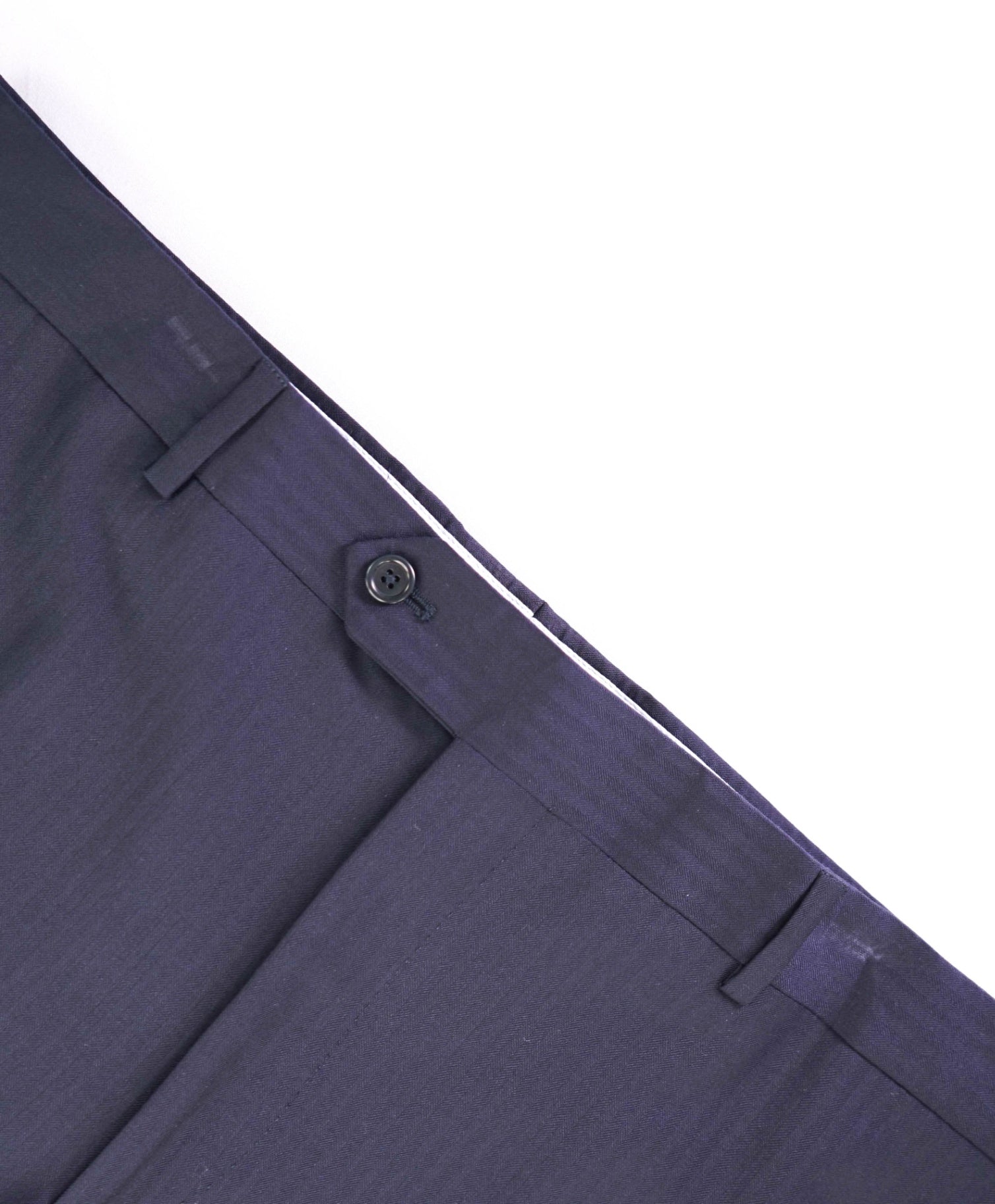 $400 Saks Fifth Avenue Navy Stripe Wool Pants 38W