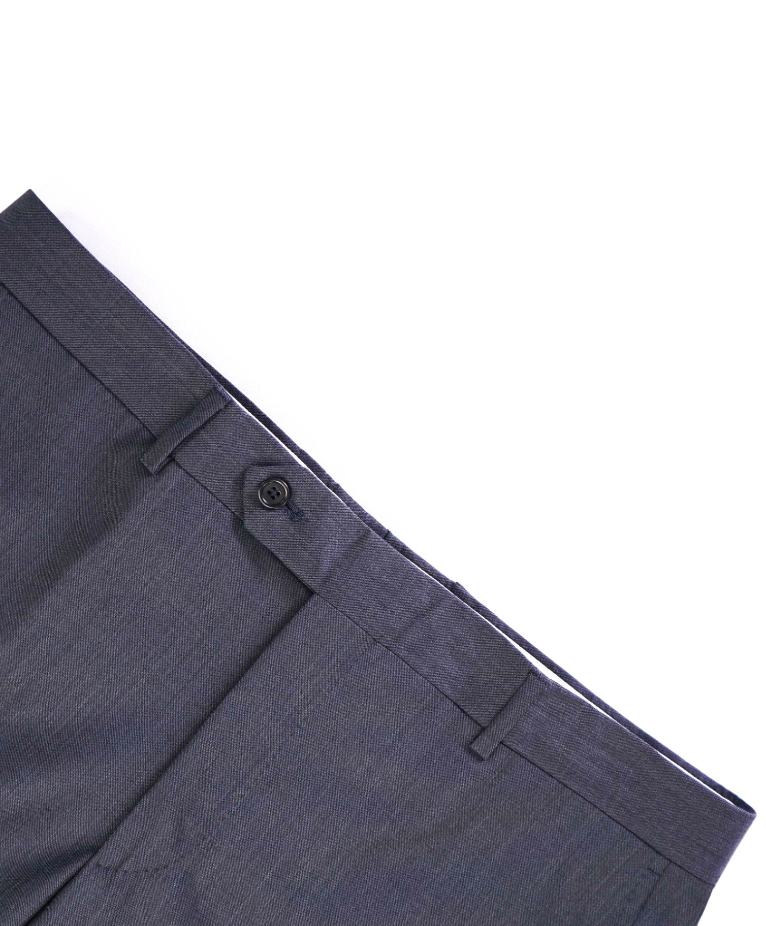 $400 Saks Fifth Avenue Solid Navy Wool Pants 36W