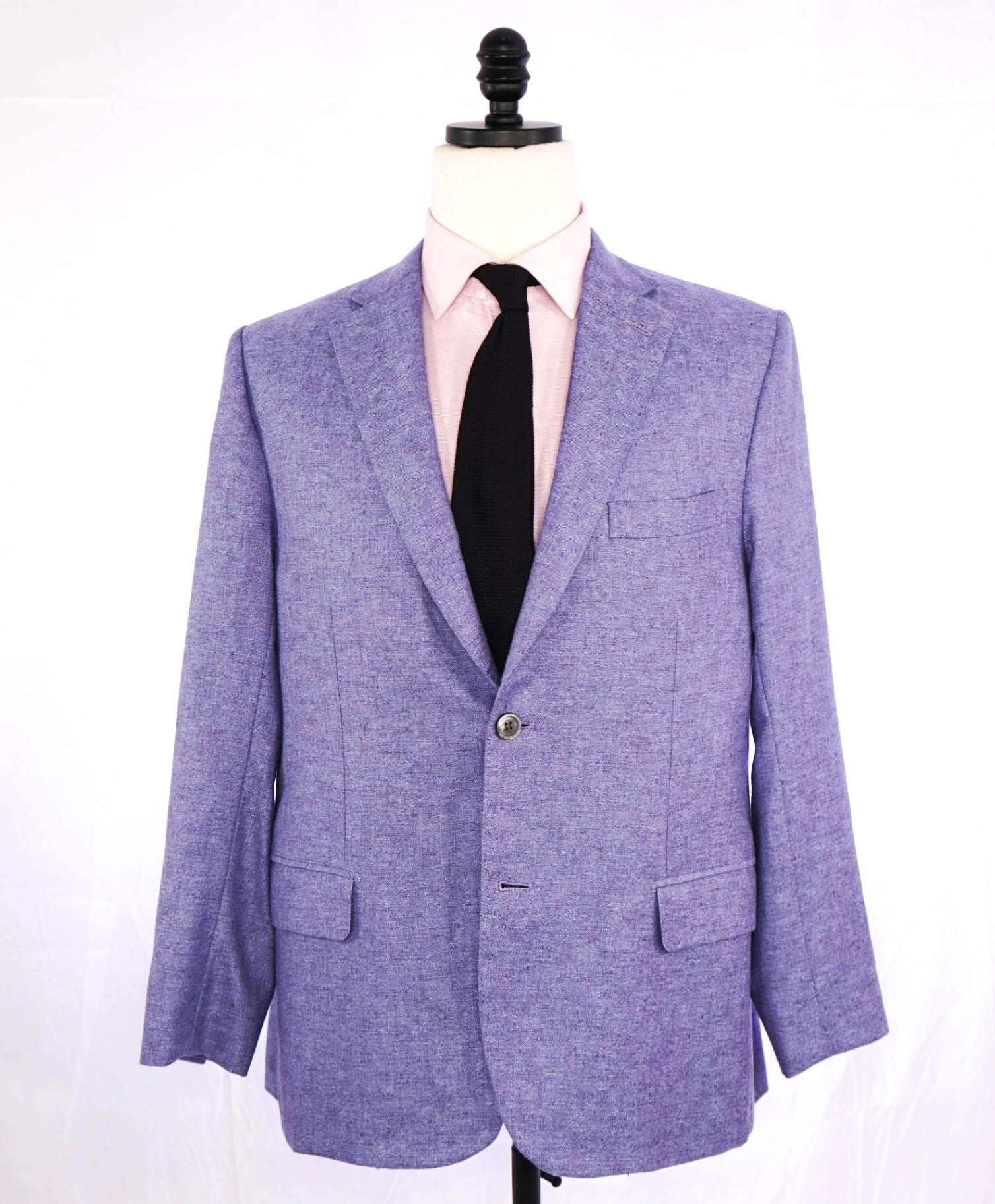 $4,800 Brioni Solid Lavender Purple Cashmere/Silk Blazer 40R