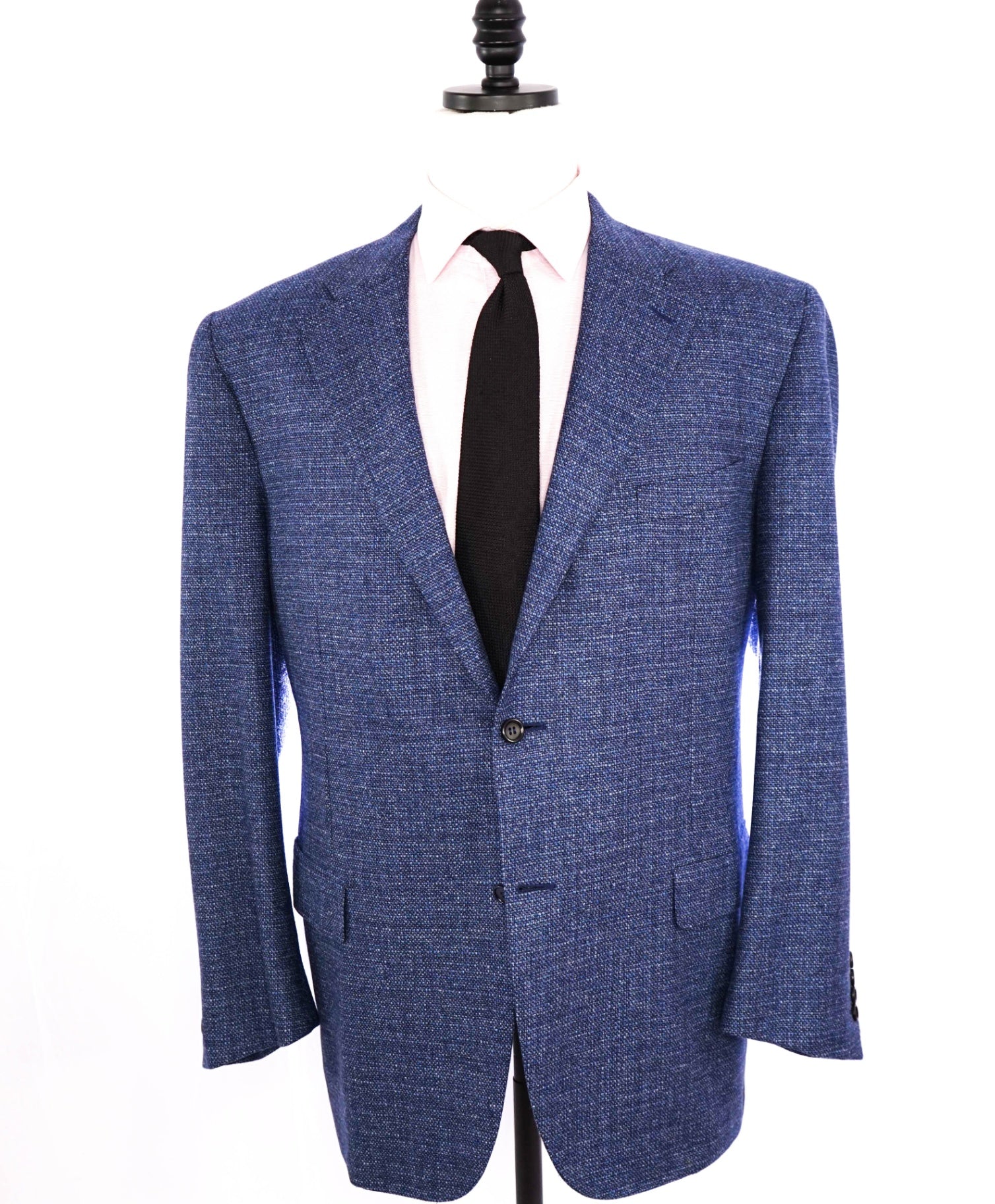 $1,495 Canali Blue Birdseye Classic Wool Blazer 50R